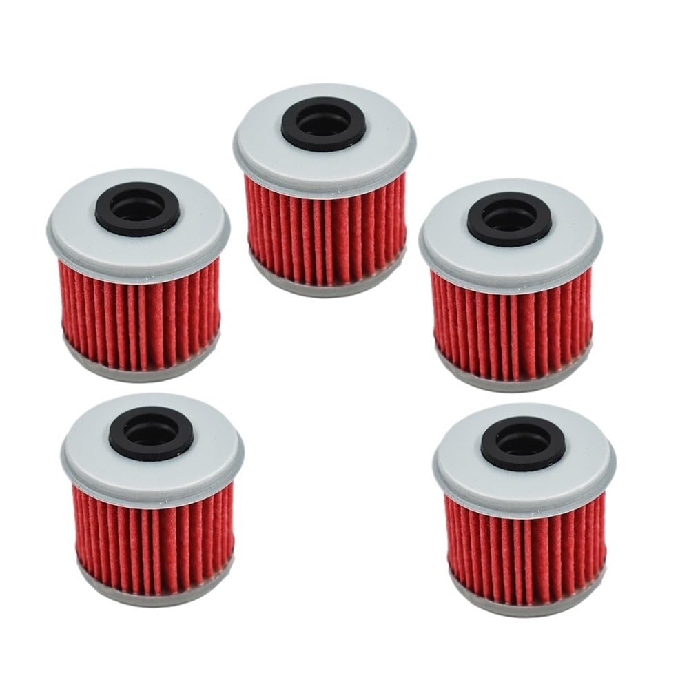 Motorradzubehör 5x Ölfilter kompatibel mit CRF -Serie 150R 250R 450R 250X 450X TE TC TXC 250 Motorradzubehör 5x Ölfilter kompatibel mit CRF -Serie 150R 250R 450R 250X 450X TE TC TXC 250 von IJOSADON