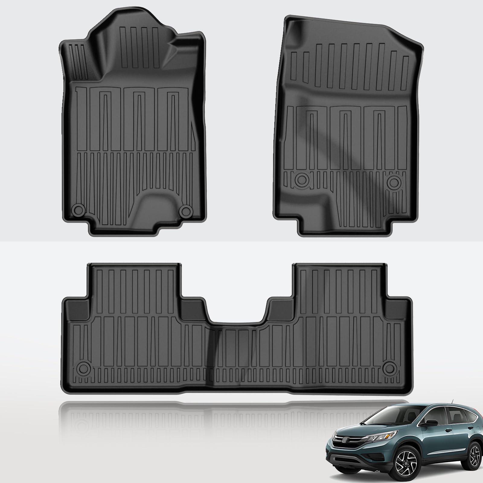 IKABEVEM Automobil-Fußmatten passgenau für Honda CRV CR-V 2012 2013 2014 2015 2016 Bodenbeläge Original für 1. und 2. Reihe, strapazierfähig, rutschfeste Bodenauskleidung, Allwetterschutz, Bodenmatte IKABEVEM Automobil-Fußmatten passgenau für Honda CRV CR-V 2012 2013 2014 2015 2016 Bodenbeläge Original für 1. und 2. Reihe, strapazierfähig, rutschfeste Bodenauskleidung, Allwetterschutz, Bodenmatte von IKABEVEM