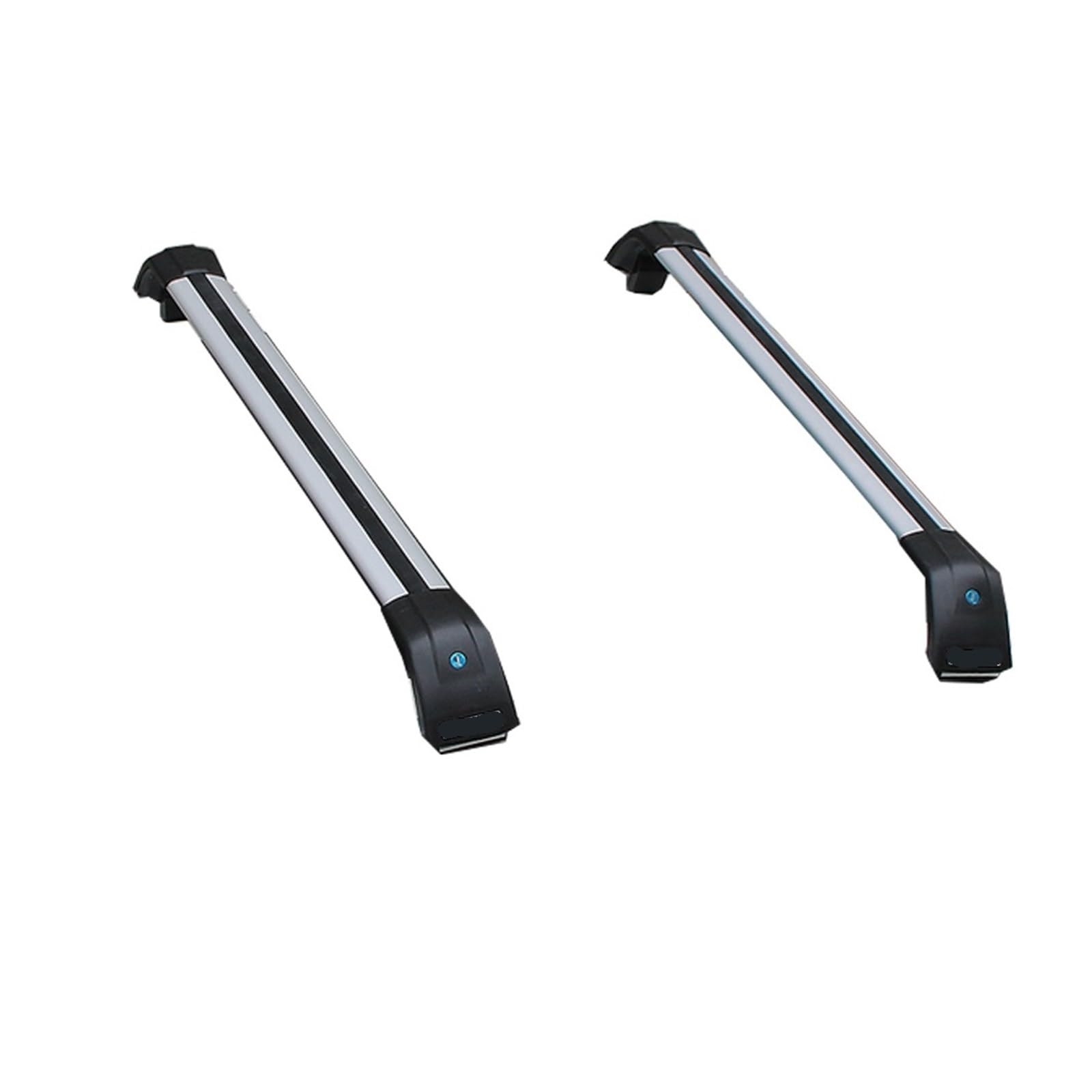 2-teilige Dachträger kompatibel for Chery Exeed TXL 5-Türer 2020–2023, Seitenträger aus Aluminiumlegierung, Querschienen, Dachgepäckträger(Silver and Black) von IKQSVKQR