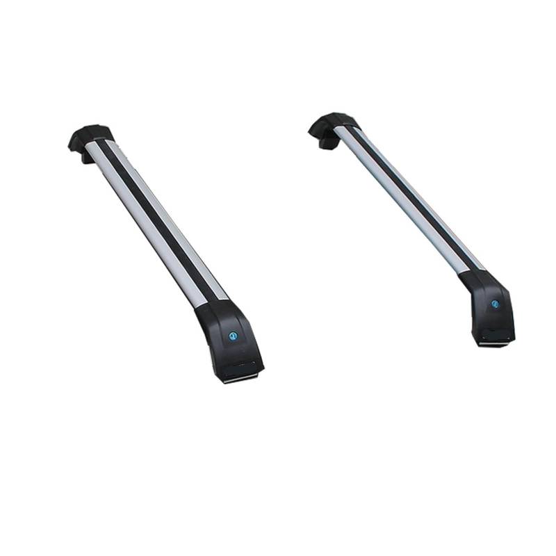 2-teilige Dachträger kompatibel for Chery Exeed TXL 5-Türer 2020–2023, Seitenträger aus Aluminiumlegierung, Querschienen, Dachgepäckträger(Silver and Black) von IKQSVKQR