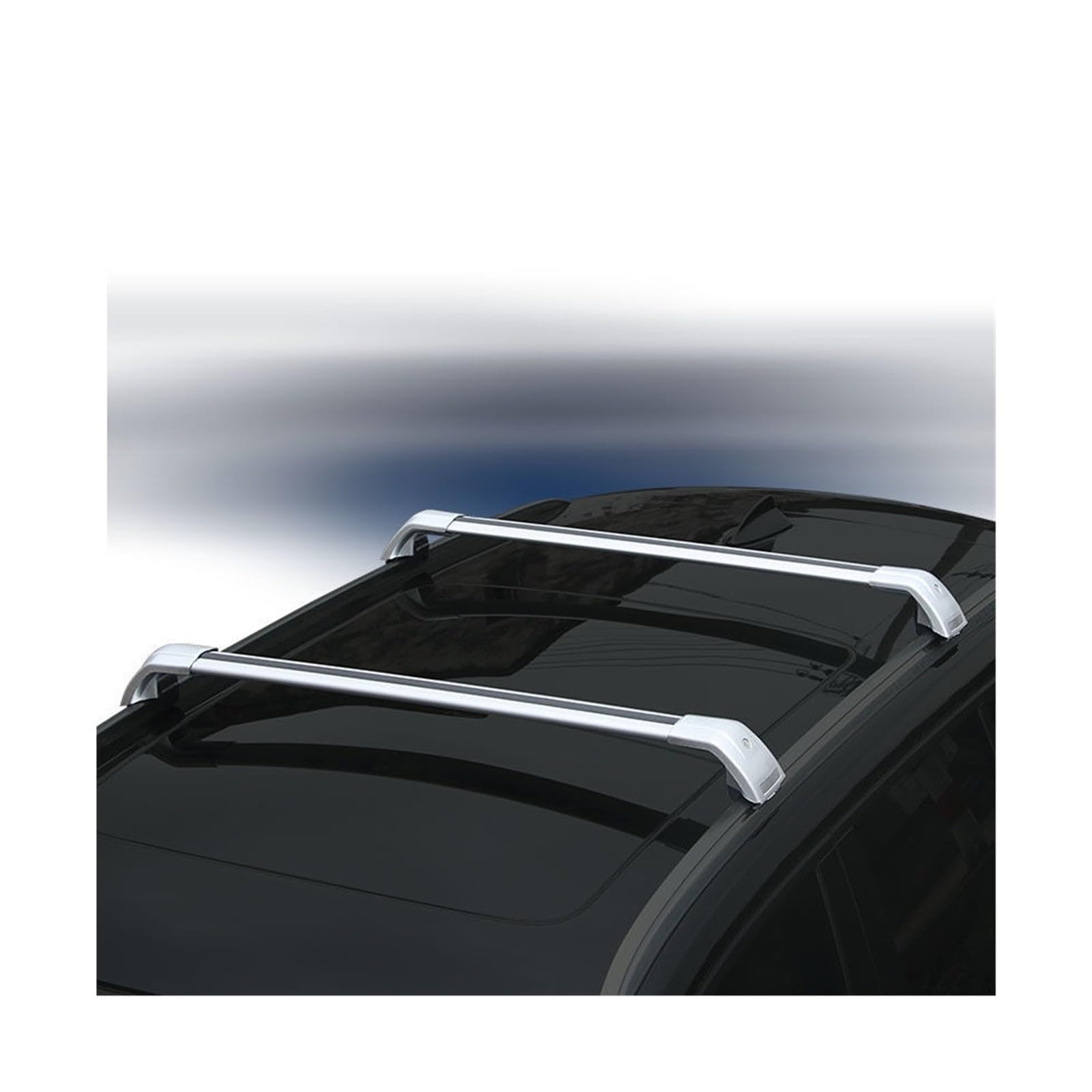 2-teilige Dachträger kompatibel mit Hyundai Palisade 2019–2021, Seitenträger aus Aluminiumlegierung, Querschienen, Dachgepäckträger(Silver) von IKQSVKQR