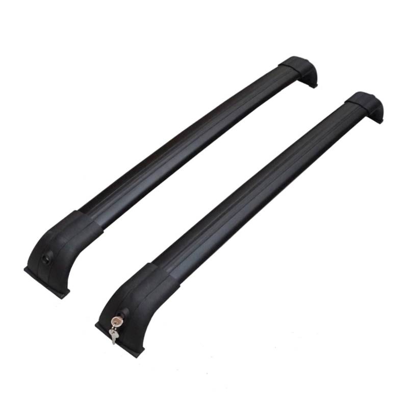2-teilige Dachträger kompatibel mit Land Rover Discovery 3 4, Seitenträger aus Legierung, Querschienen, Dachgepäckträger(Black) von IKQSVKQR