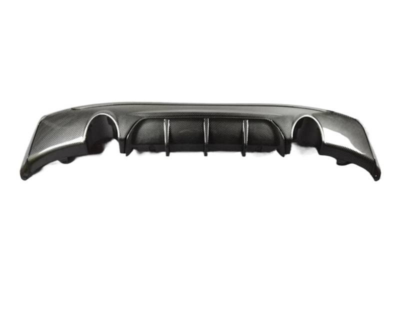 Body Kit Teile Heckstoßstange des Diffusors Kompatibel for BMW 2er F22 2014-2016 MP Style ABS Carbon Pattern Heckdiffusorlippe(Double 2 outlets) von IKQSVKQR