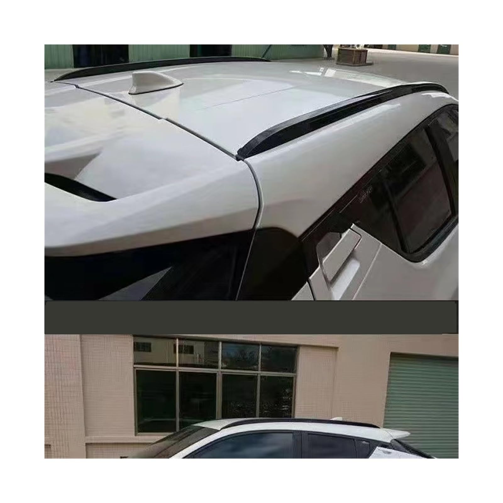 Dachträger kompatibel for Toyota C-HR CHR XA10 2018 2019 2020 2021, Schienen aus Aluminiumlegierung, Gepäckträgerstangen, obere Stangengestelle, Schienenboxen(2 PCS Black) von IKQSVKQR