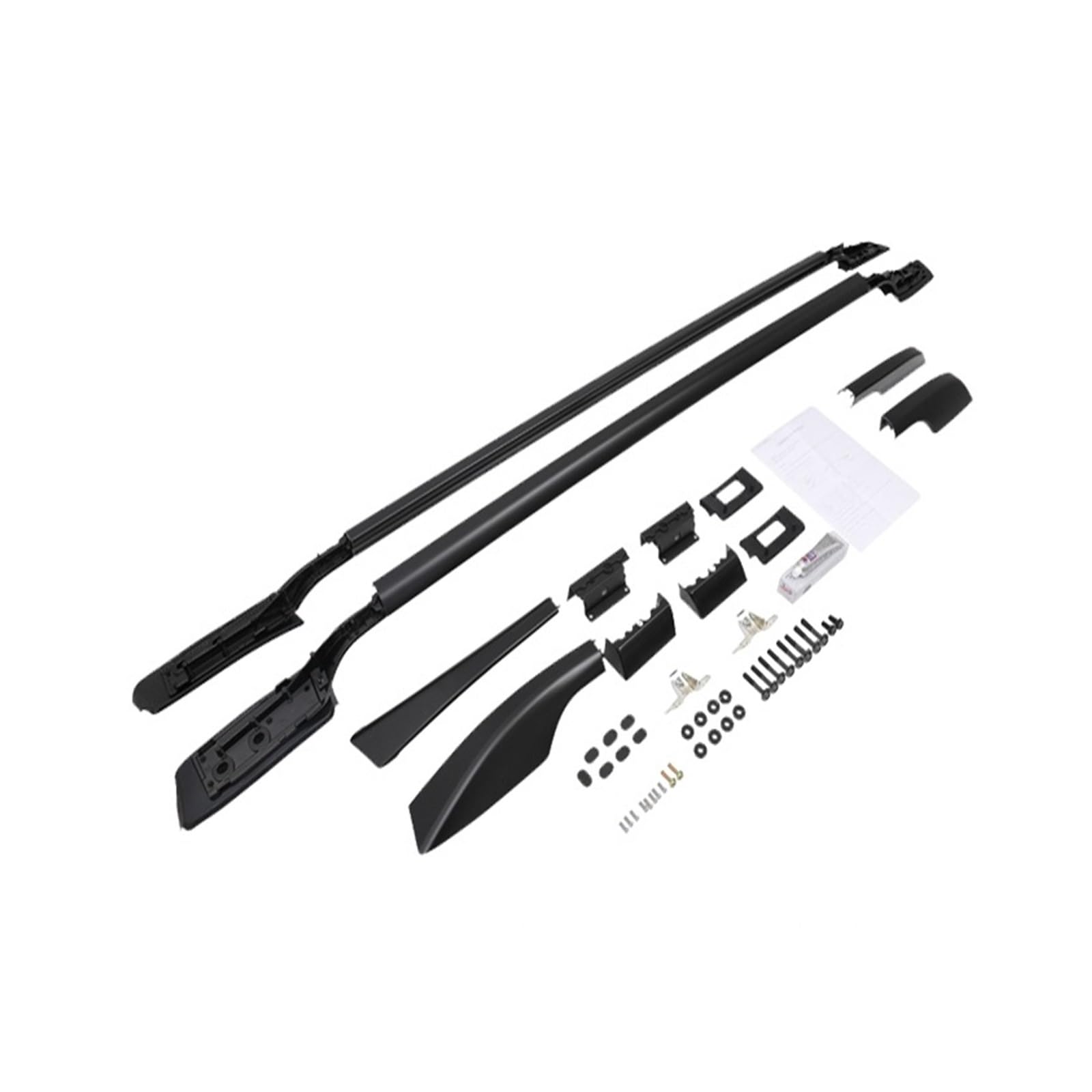 Dachträger kompatibel for Toyota Land Cruiser 300 LC300 2022 Schienen Bar Gepäckträger Bars Top Cross Bar Rack Schienenboxen(MPE Black) von IKQSVKQR