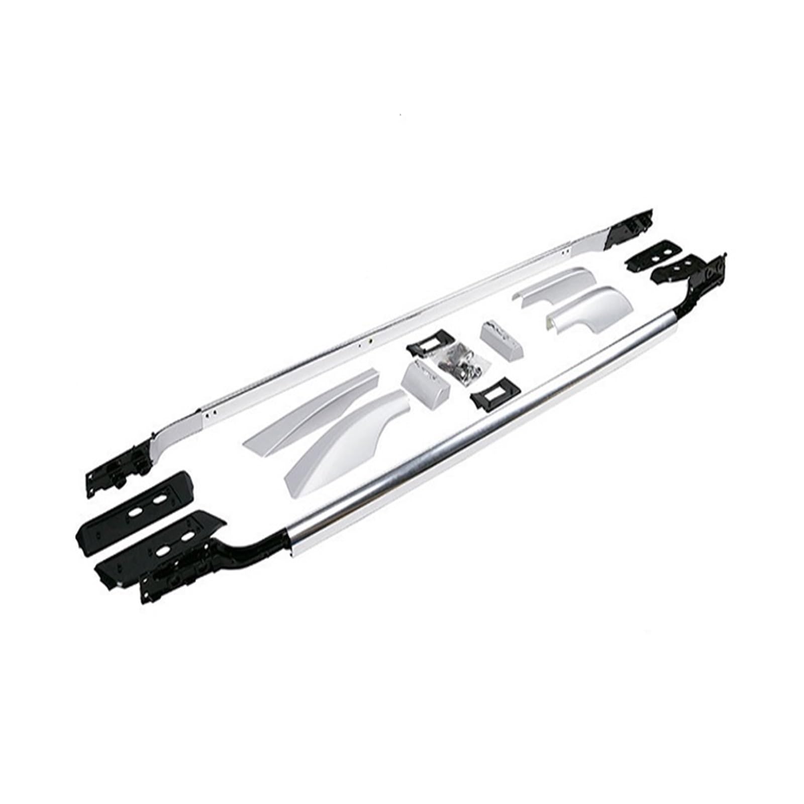 Dachträger kompatibel for Toyota Land Cruiser 300 LC300 2022 Schienen Bar Gepäckträger Bars Top Cross Bar Rack Schienenboxen(Silver) von IKQSVKQR
