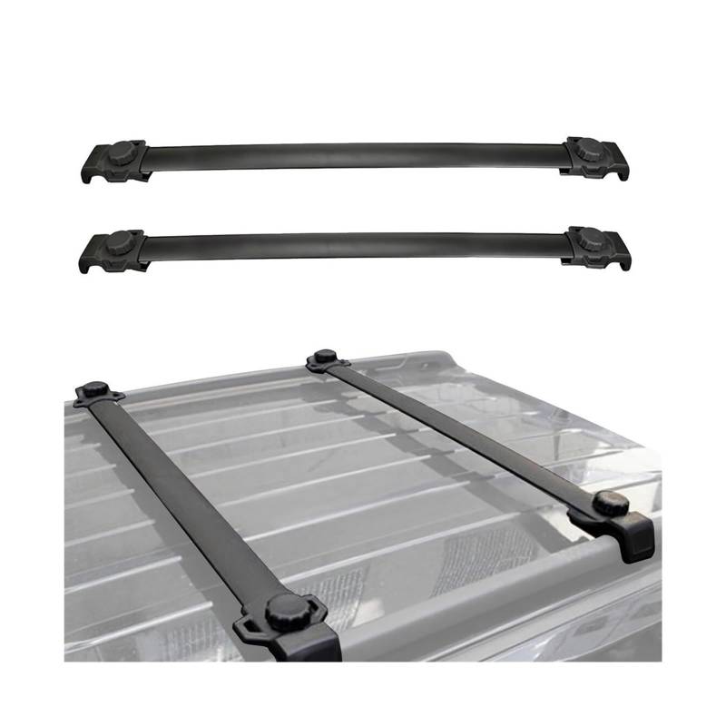 Dachträgerersatz Kompatibel for Jeep Patriot 2007-2022 Paar Aluminium-Dachträger, obere Schiene, Querstangen, Frachtgepäckträger von IKQSVKQR
