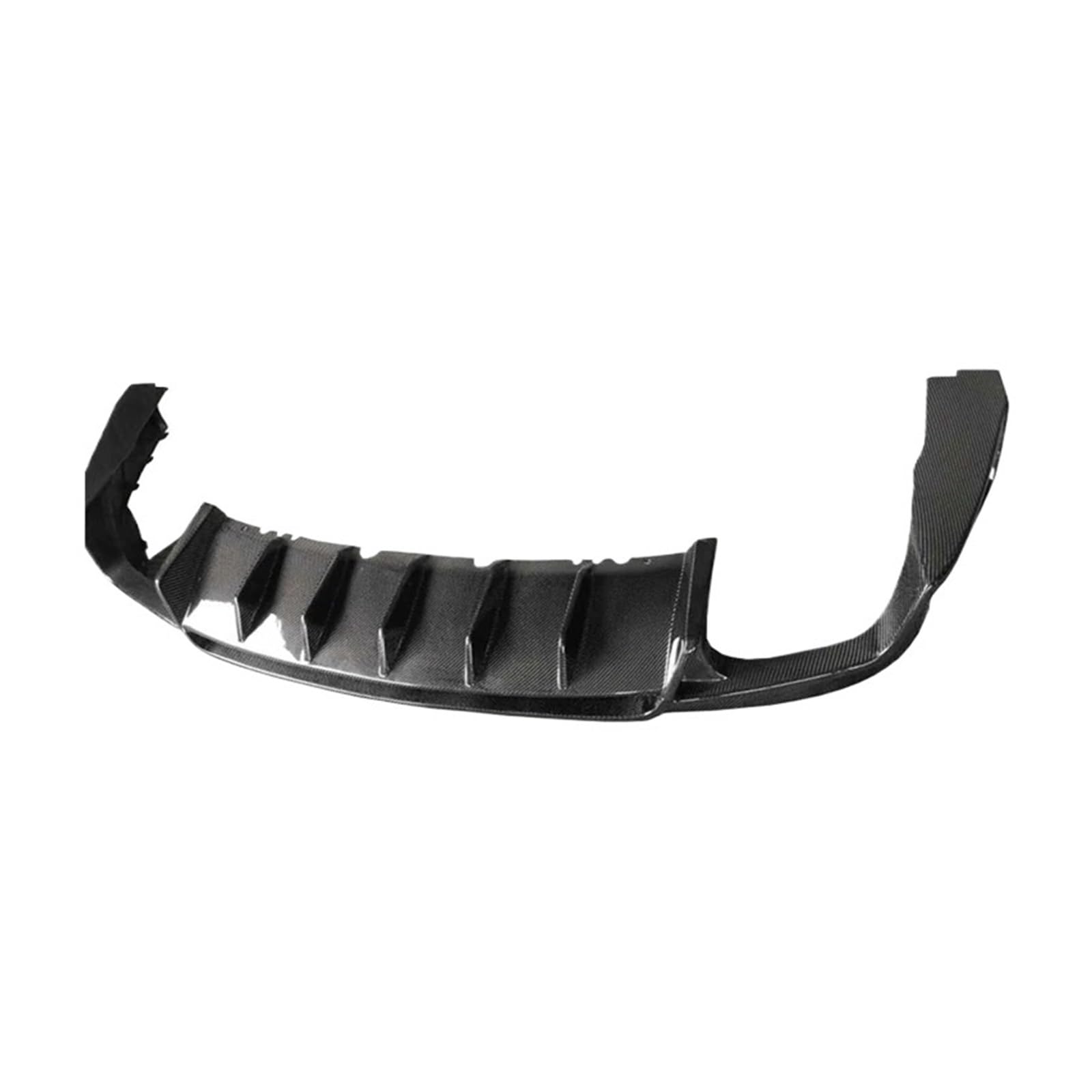 Heckstoßstangen-Styling-Lippendiffusor aus echtem Kohlefasermaterial, Umrüstung der Rückseite des Autos, kompatibel mit Maserati Levante 2016–2021(YC style) von IKQSVKQR