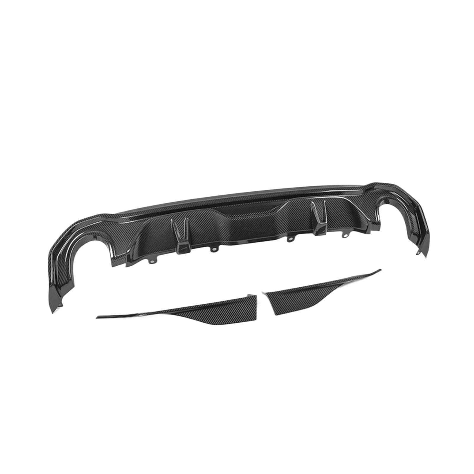 Kompatibel for BMW 4er Gran Coupé G26 420i 430i 2021-IN 3-teiliges Dry Carbon Heckspoilerlippen-Diffusorlippensplitter glänzendes Autozubehör Kompatibel for BMW 4er Gran Coupé G26 420i 430i 2021-IN 3-teiliges Dry Carbon Heckspoilerlippen-Diffusorlippensplitter glänzendes Autozubehör von IKQSVKQR