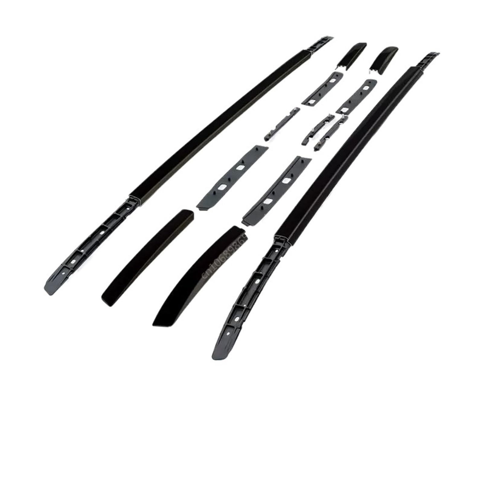 Kompatibel for Mitsubishi Outlander 2013-2021, 6-teilig/Set, Gepäckträger, Dachreling, Dachgepäckträger, Dachreling, Autozubehör(Black) von IKQSVKQR