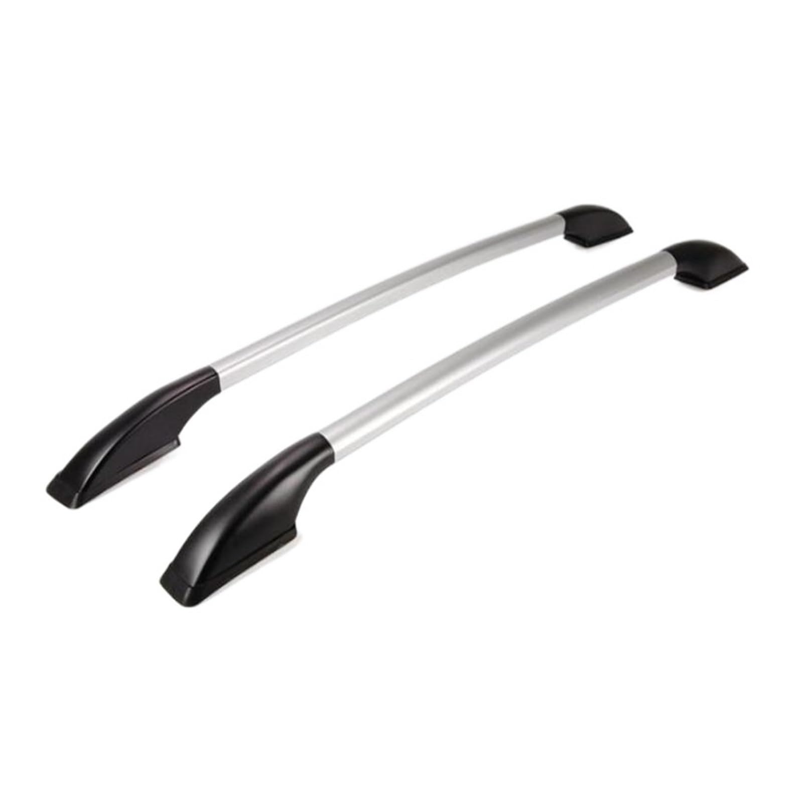 Kompatibel for Nissan Qashqai Autodachträger Gepäckträgerstange Autozubehör for Qashqai 2008 2009 2010 2011 2012 2013 2014 2017(Silver and Black) von IKQSVKQR
