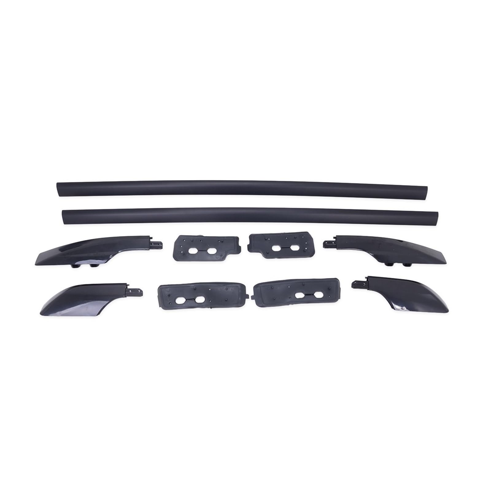 Kompatibel for Toyota-RAV4 RAV 4 2006 2007 2008 2009 2010 Aluminiumlegierung Schwarzer Dachgepäckträger mit Schrauben Dachgepäckträger Gepäckhalter von IKQSVKQR