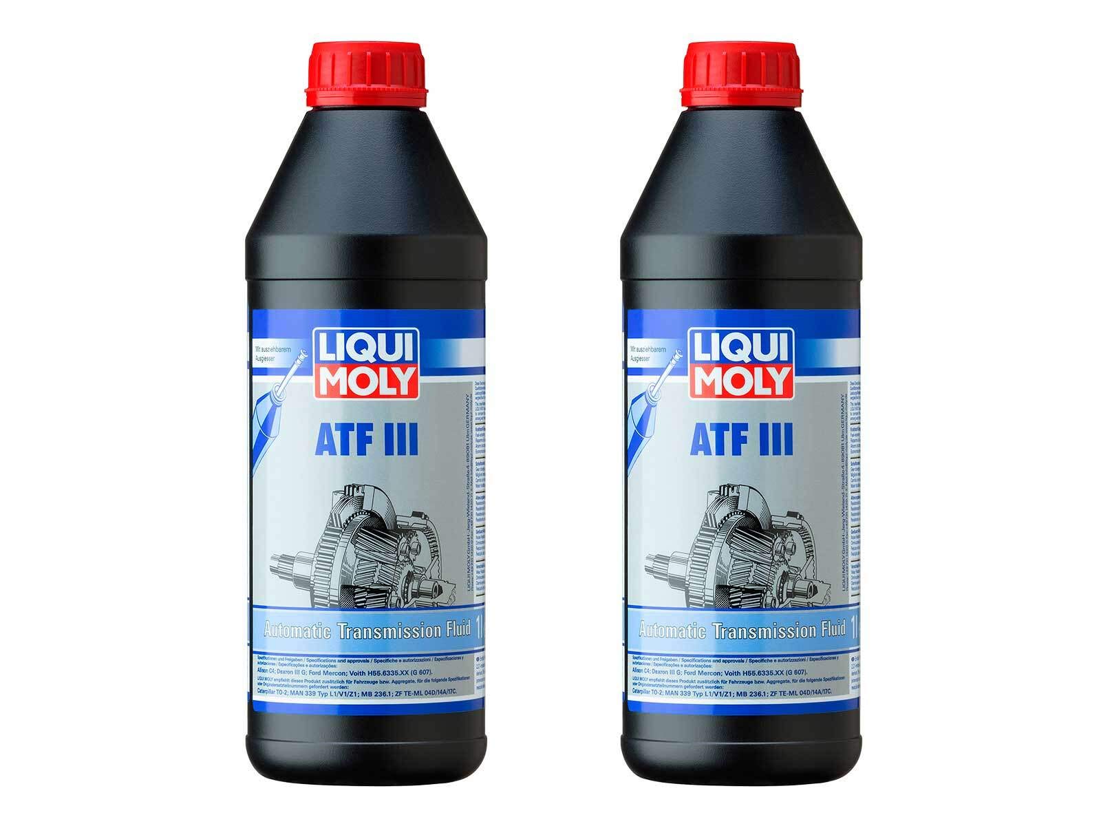 2X Original Liqui Moly 1L Getriebeöl Öl Gear Oil Hydraulikflüssigkeit ATF III 2X Original Liqui Moly 1L Getriebeöl Öl Gear Oil Hydraulikflüssigkeit ATF III von ILODA