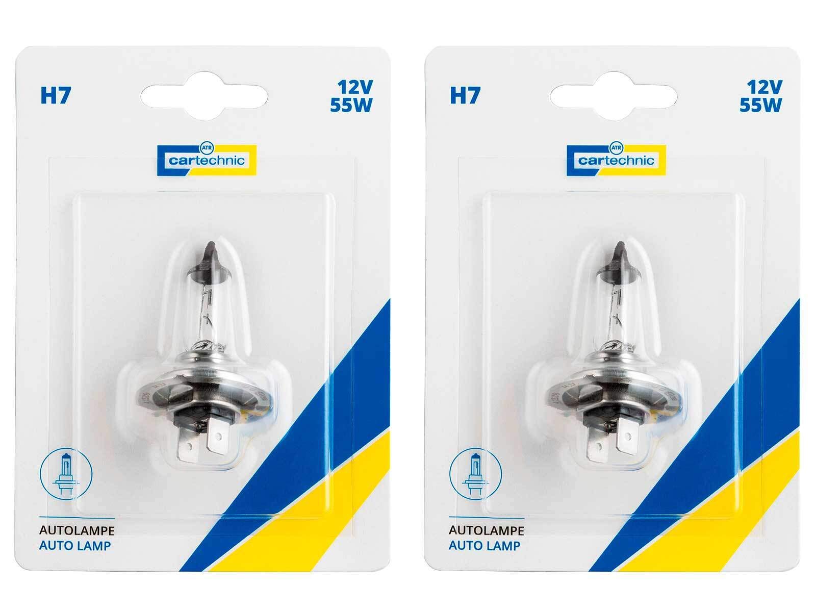 2x cartechnic H7 12V 55W PX26d Halogen Glühbirnen Lampen Scheinwerferlampen Blisterverpackung 2x cartechnic H7 12V 55W PX26d Halogen Glühbirnen Lampen Scheinwerferlampen Blisterverpackung von ILODA