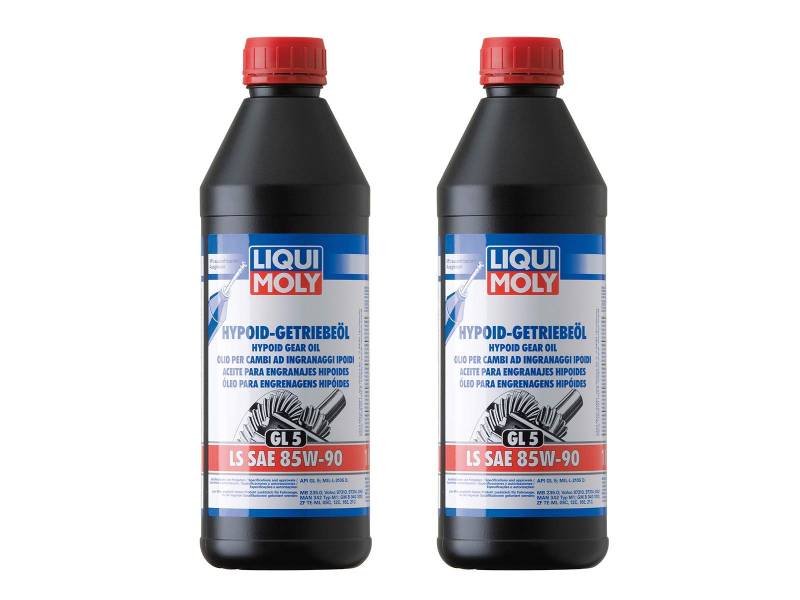 ILODA 2X Original Liqui Moly 1L Hypoid-Getriebeöl (GL5) LS SAE 85W-90 Gear Oil 1410 von ILODA