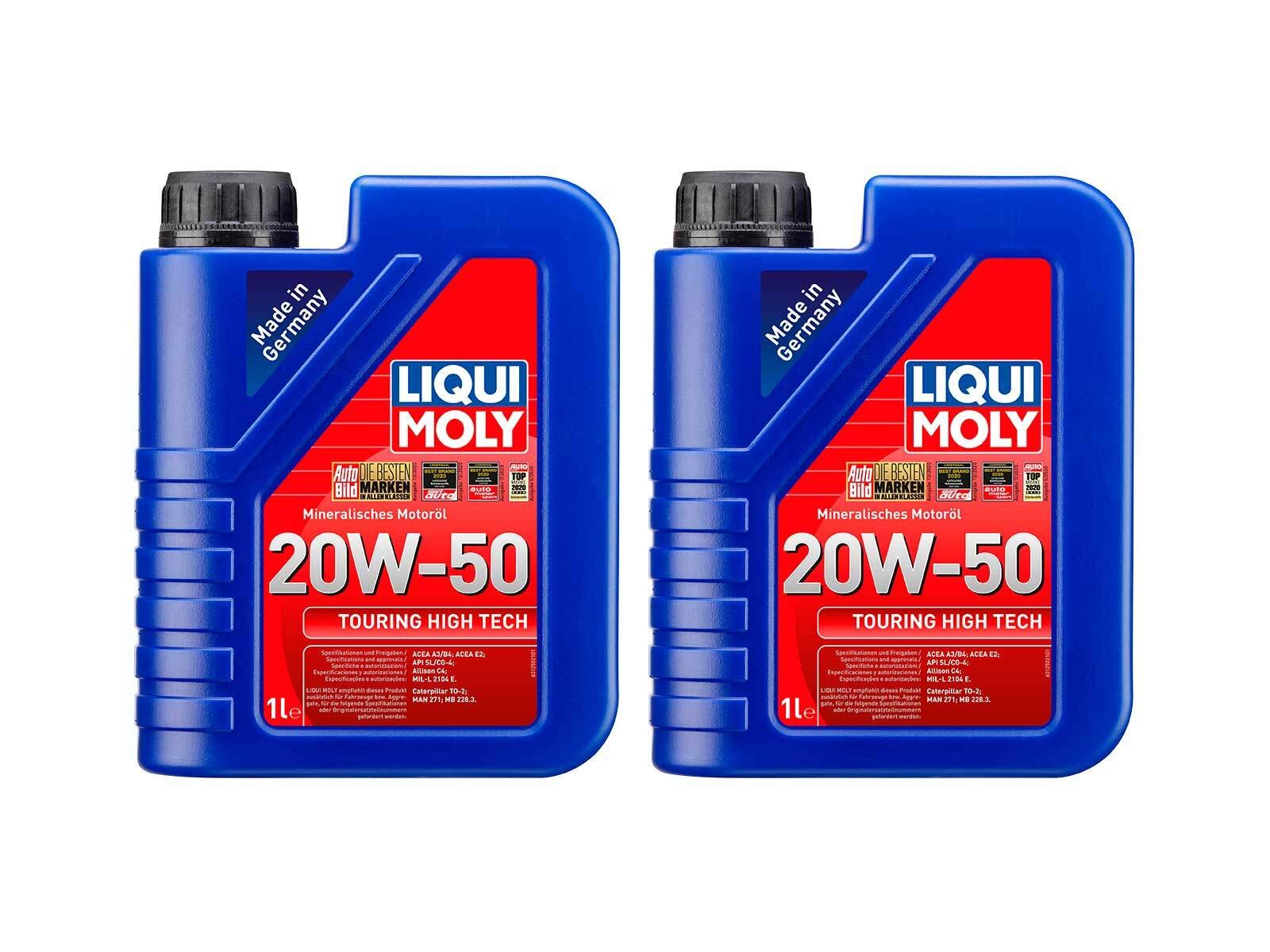 ILODA 2X Original Liqui Moly 1L Motoröl Motorenöl Öl Touring High Tech 20W-50 Oil ILODA 2X Original Liqui Moly 1L Motoröl Motorenöl Öl Touring High Tech 20W-50 Oil von ILODA