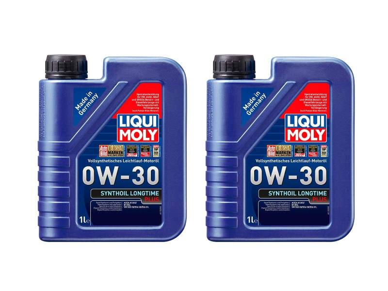 ILODA 2X Original Liqui Moly 1L Synthoil Longtime Plus 0W-30 Motoröl Motorenöl Oil von ILODA