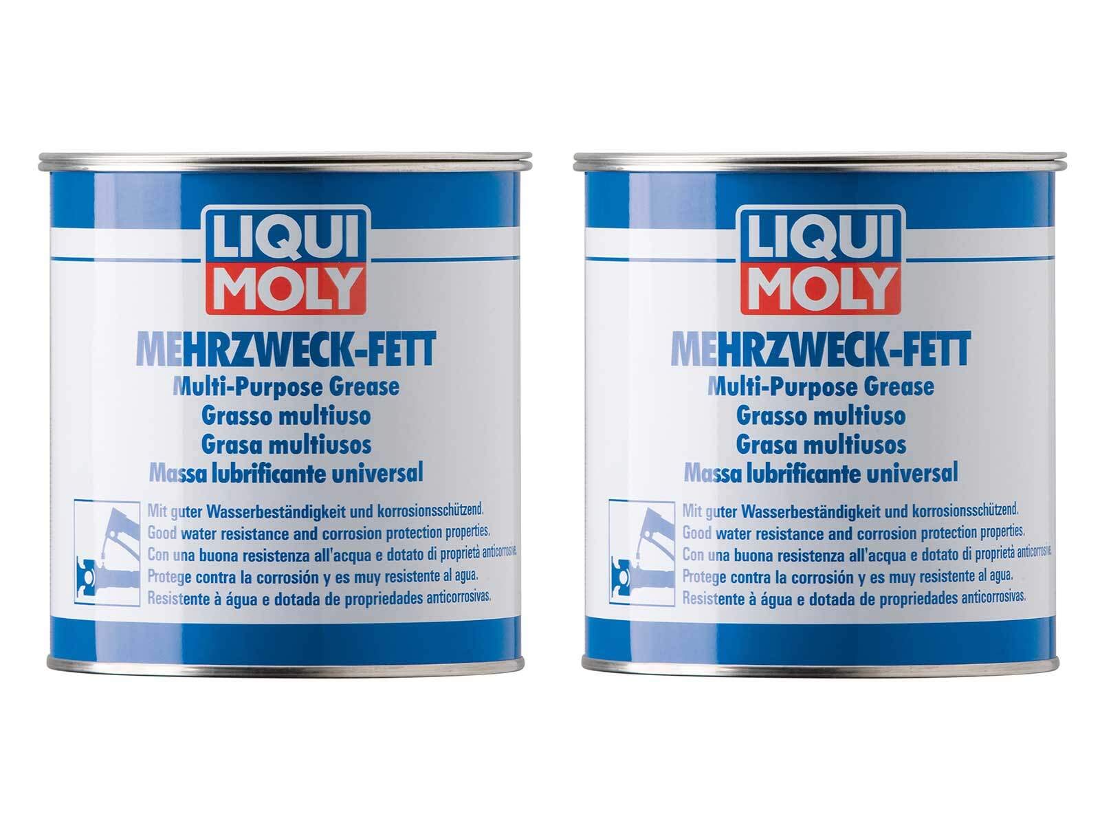 ILODA 2X Original Liqui Moly 1kg Mehrzweckfett Lithiumseifenfett Langzeitschmierung von ILODA