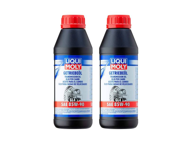 ILODA 2X Original Liqui Moly 500ml Getriebeöl (GL4) SAE 85W-90 Gear Oil Oil Öl 1403 von ILODA