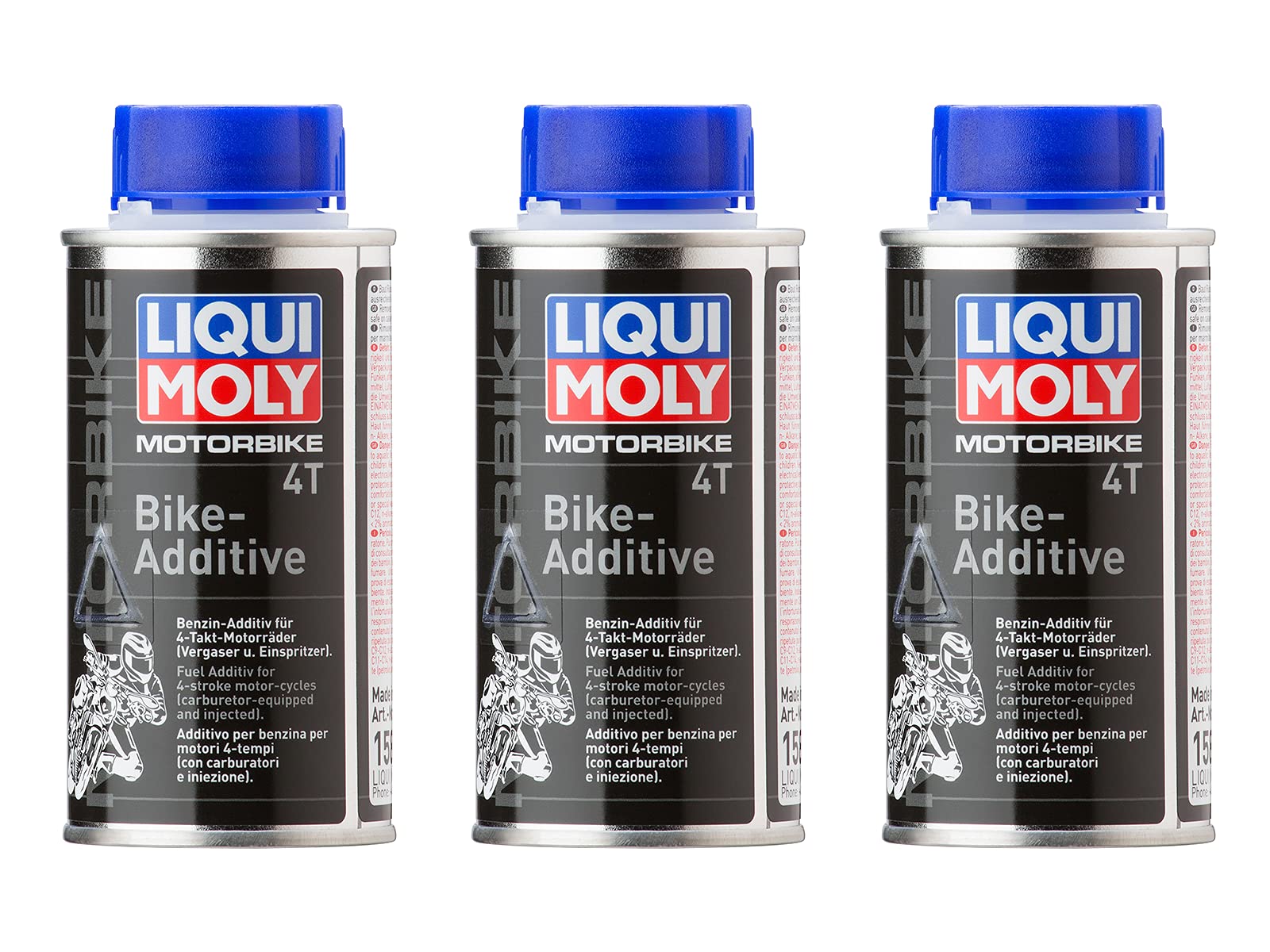 ILODA 3X Original Liqui Moly 125ml Motorbike 4T Bike-Additive Motorrad Additiv 1581 von ILODA