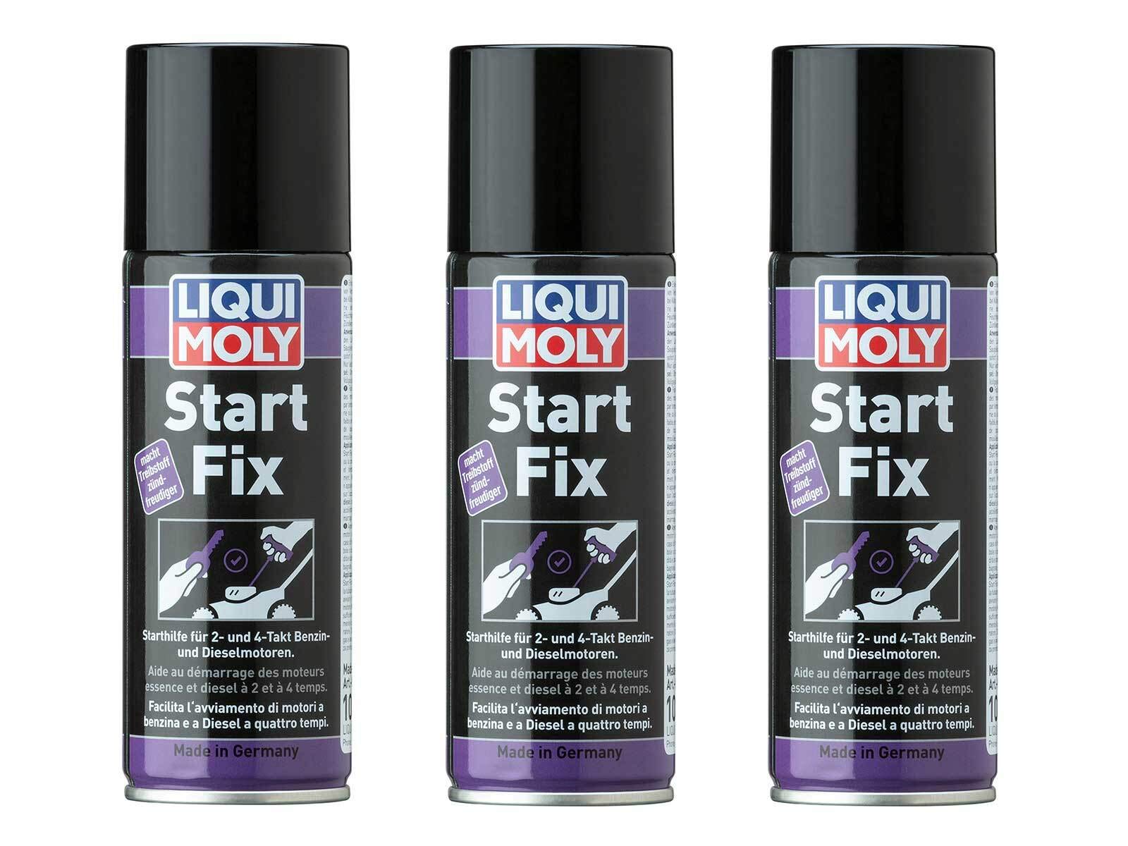 ILODA 3X Original Liqui Moly 200ml Start Fix Start-Hilfe Kalt-Start Spray 1085 von ILODA