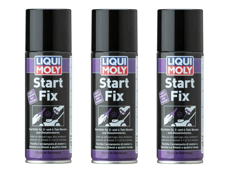 ILODA 3X Original Liqui Moly 200ml Start Fix Start-Hilfe Kalt-Start Spray 1085 von ILODA
