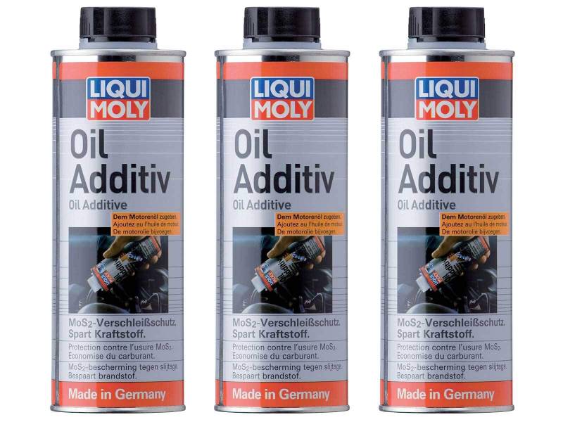 ILODA 3X Original Liqui Moly 500ml Oil Additiv Öl-Additiv Additive Zusatz 1013 von ILODA