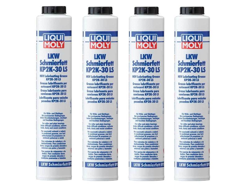 ILODA 4X Original Liqui Moly 400g LKW Schmierfett KP2K -30 Lube Shuttle 3347 von ILODA