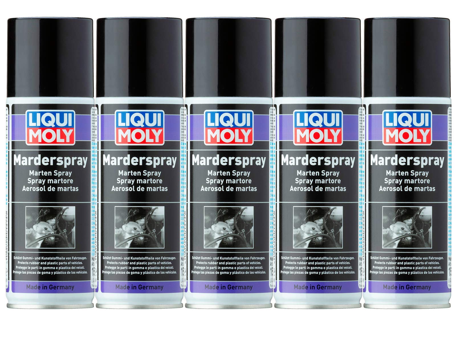 ILODA 5X Original Liqui Moly 200ml Marderspray Marten Spray Marder-Spray Anti-Marder von ILODA