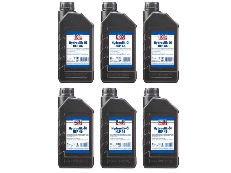 ILODA 6X Original Liqui Moly 1L Hydrauliköl Oil Öl HLP 46 1117 von ILODA