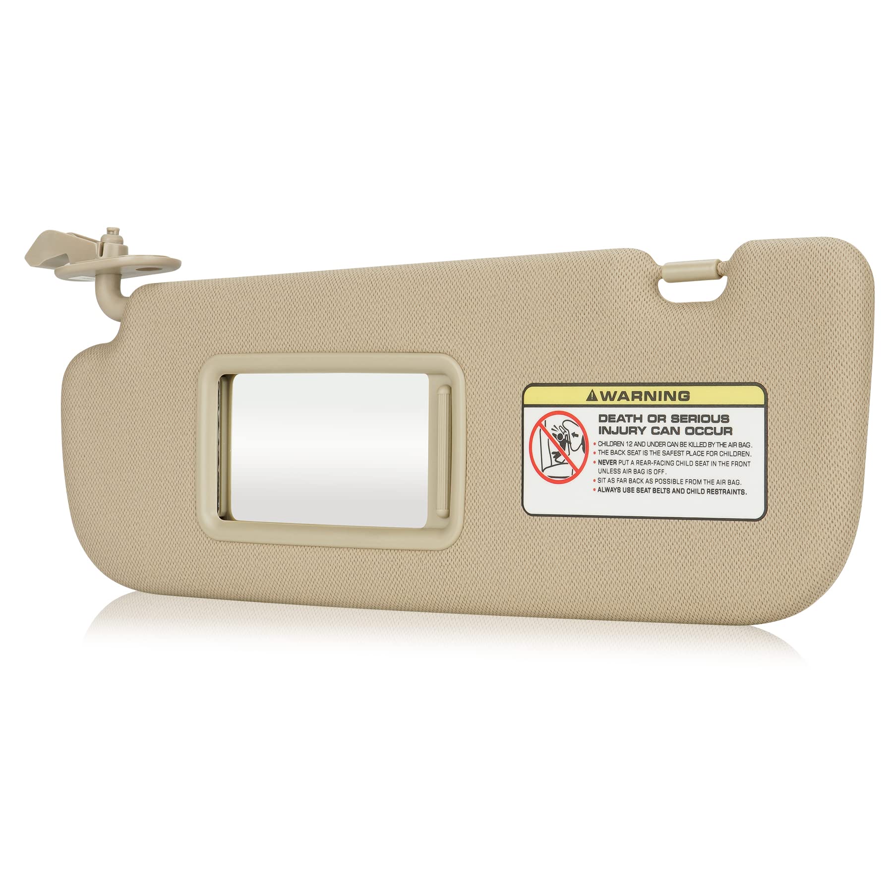 Beige Fahrer-Sonnenblende für Linke Seite, kompatibel mit Hyundai Elantra, Baujahr 2011, 2012, 2013, 2014, 2015, Ersatz für 852103X000TX Beige Fahrer-Sonnenblende für Linke Seite, kompatibel mit Hyundai Elantra, Baujahr 2011, 2012, 2013, 2014, 2015, Ersatz für 852103X000TX von ILONPA