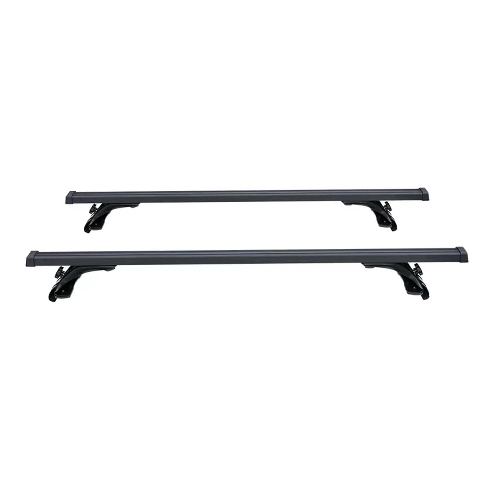 ILQNZCNM 125 cm 135 cm Universal-Dachgepäckträger-Kit for Autos. Keine Original-Dachreling erforderlich. Querträger aus Aluminiumlegierung. Gepäckträger kompatibel mit Limousinen(125cm Black) von ILQNZCNM