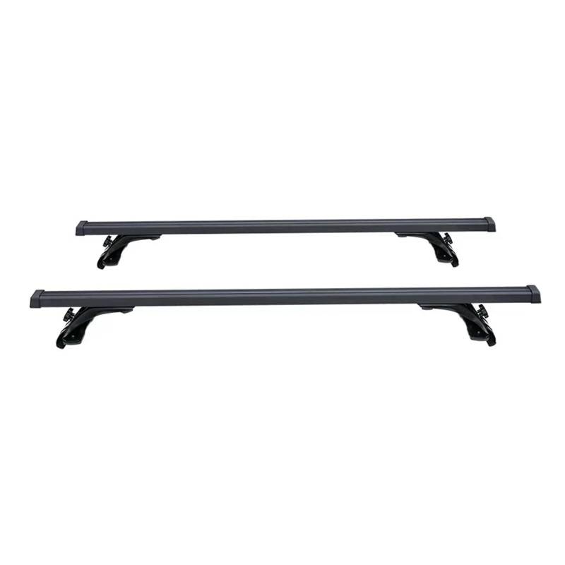 ILQNZCNM 125 cm 135 cm Universal-Dachgepäckträger-Kit for Autos. Keine Original-Dachreling erforderlich. Querträger aus Aluminiumlegierung. Gepäckträger kompatibel mit Limousinen(125cm Black) von ILQNZCNM
