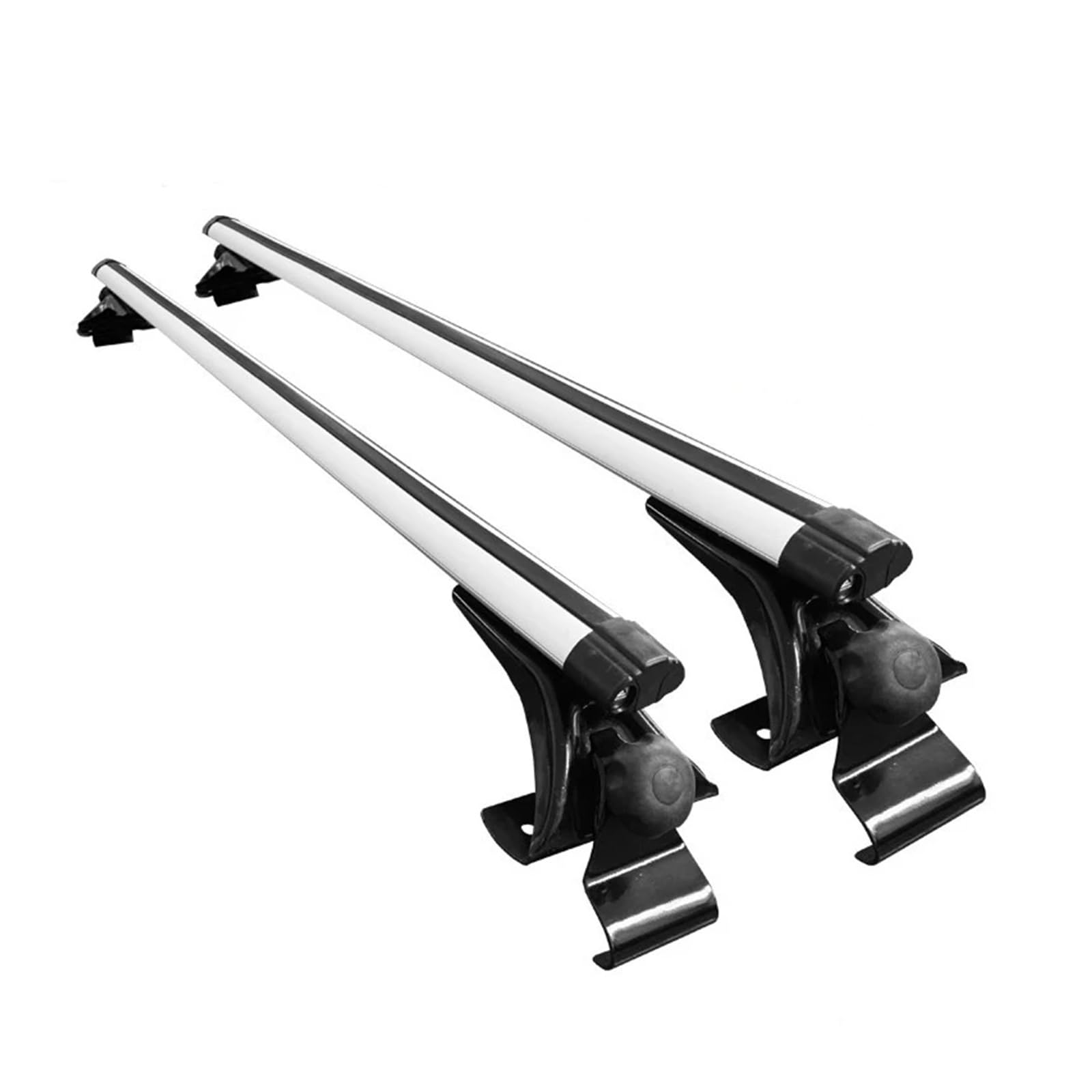 ILQNZCNM 125 cm 135 cm Universal-Dachgepäckträger-Kit for Autos. Keine Original-Dachreling erforderlich. Querträger aus Aluminiumlegierung. Gepäckträger kompatibel mit Limousinen(125cm Silvery) von ILQNZCNM