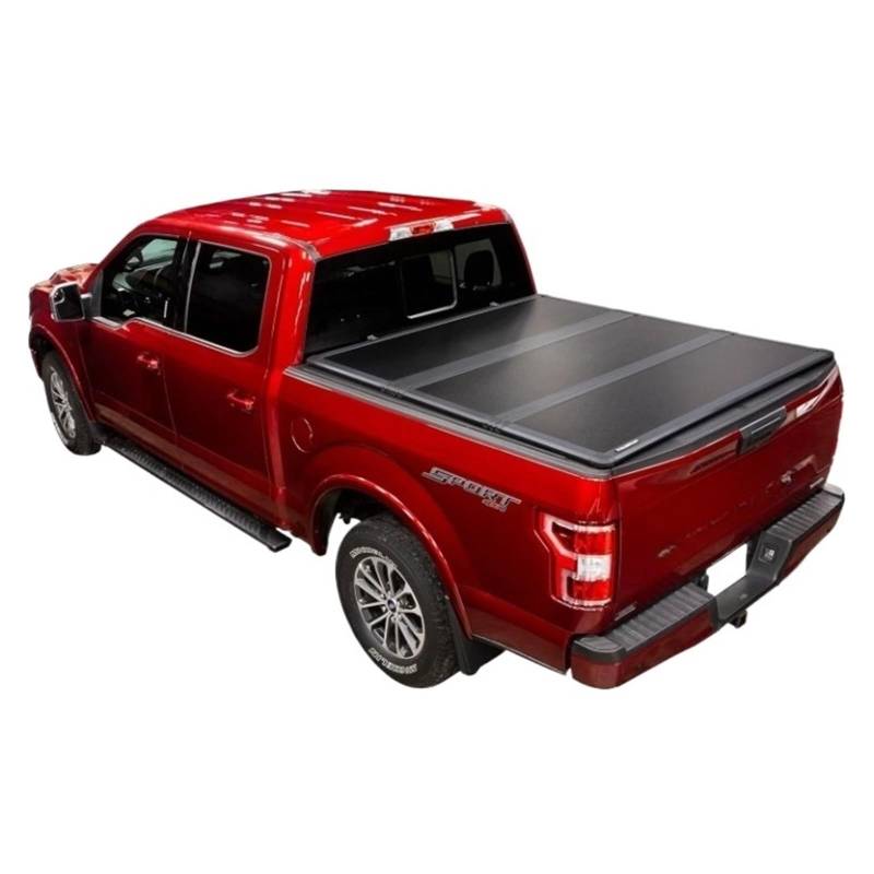 ILQNZCNM 1999–2016 Super Duty mit 2,1 m Ladefläche | Niedriges Profil, einfach anzubringen/abzunehmen, Harte, dreifach Faltbare Ladeflächenabdeckung von ILQNZCNM