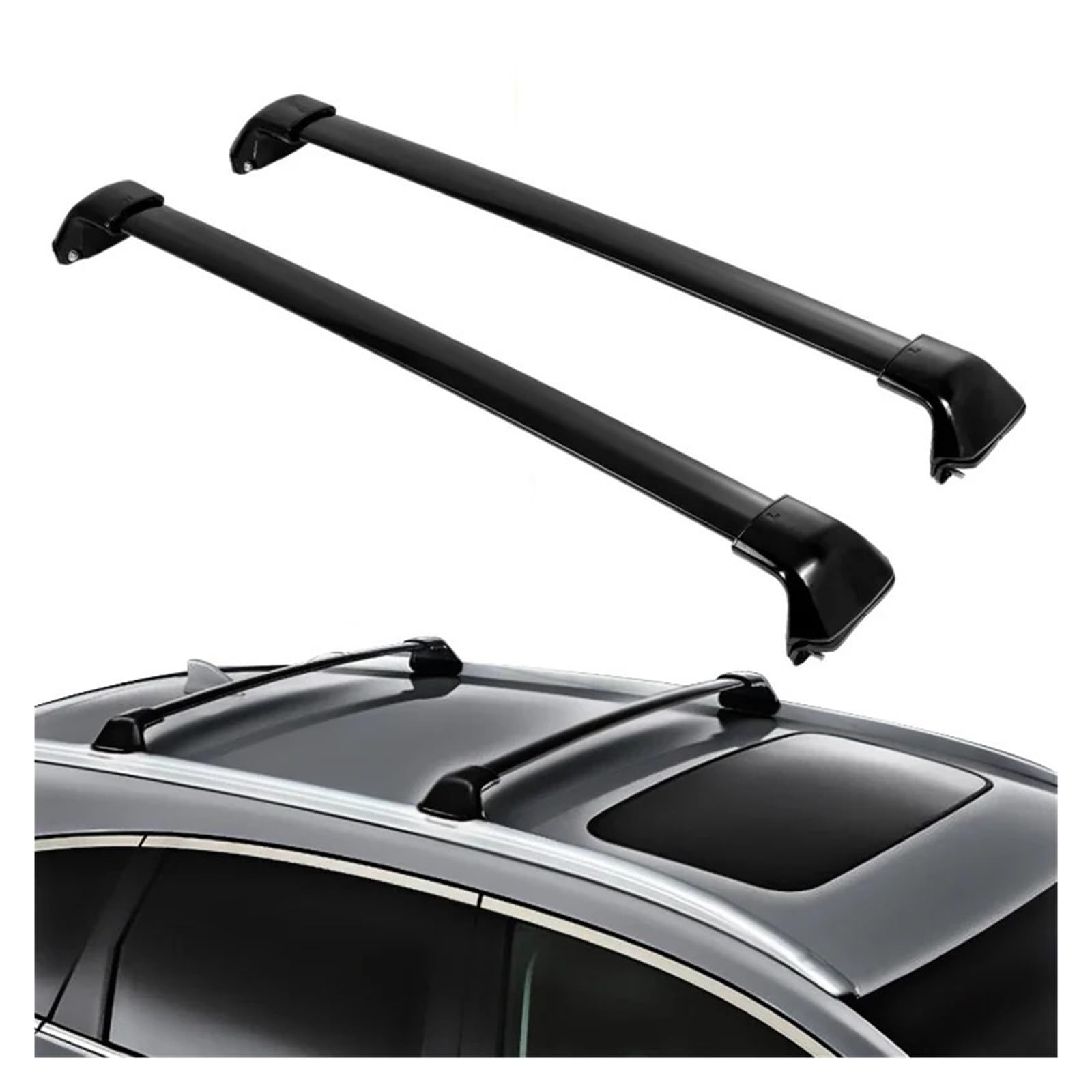 ILQNZCNM 2 Teile/Satz Schwarz Auto Dach Rack Kreuz Bars Kompatibel for CRV 2012-2016 ILQNZCNM 2 Teile/Satz Schwarz Auto Dach Rack Kreuz Bars Kompatibel for CRV 2012-2016 von ILQNZCNM