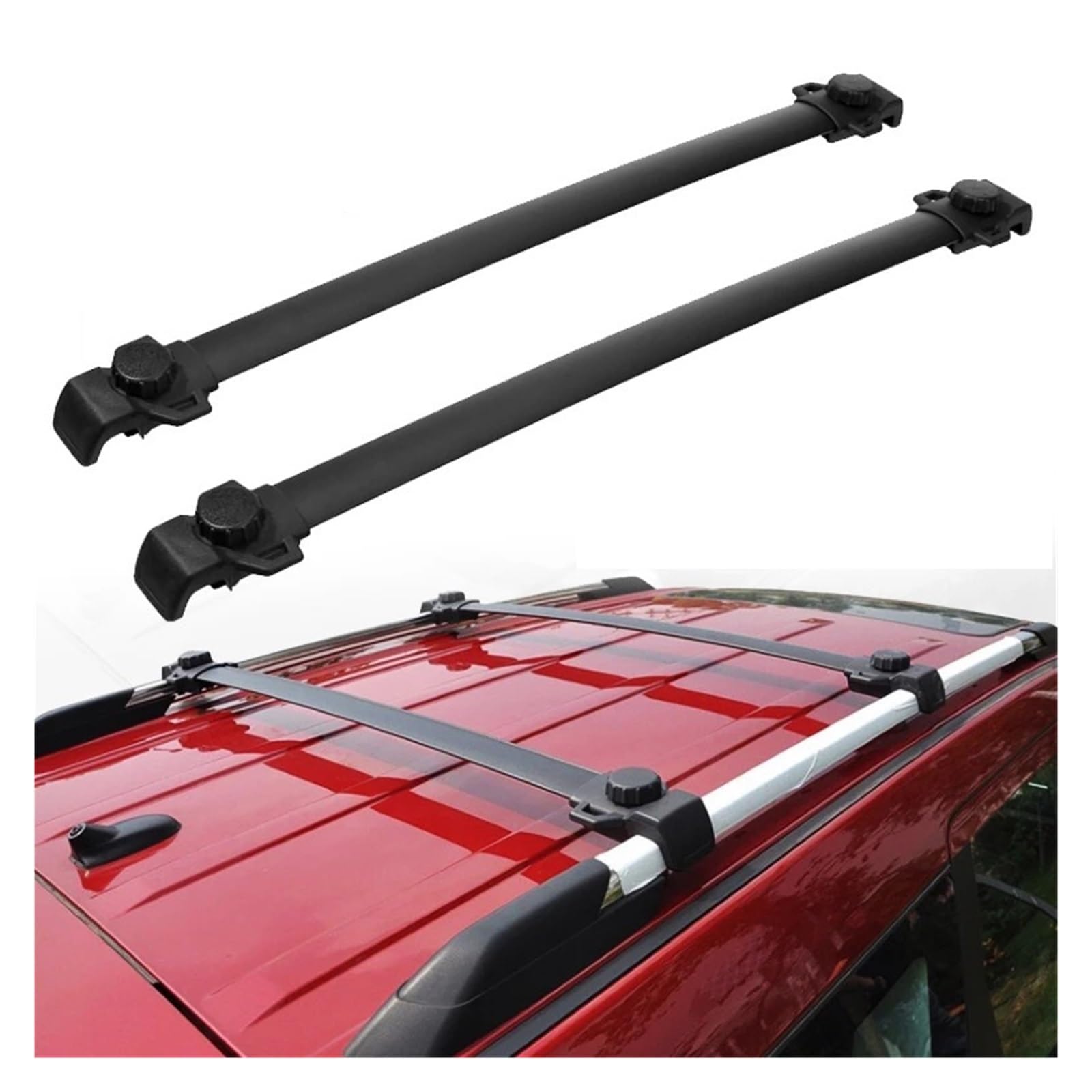 ILQNZCNM 2 Teile/Satz Schwarz Auto Dach Rack Kreuz Bars Kompatibel for Dodge Journey 2009-2022 ILQNZCNM 2 Teile/Satz Schwarz Auto Dach Rack Kreuz Bars Kompatibel for Dodge Journey 2009-2022 von ILQNZCNM