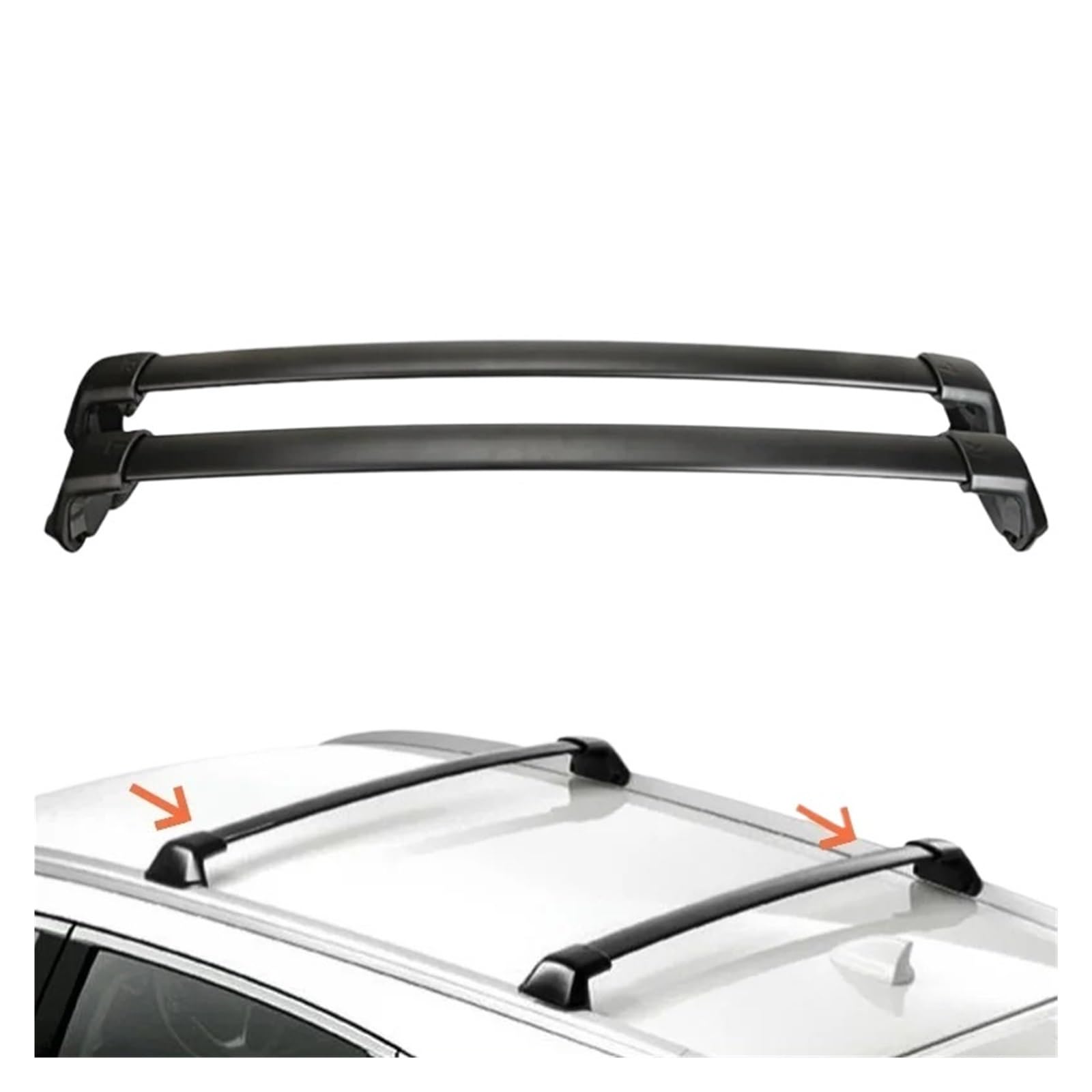 ILQNZCNM 2Pcs Auto Dach Rack Top Schiene Kreuz Bars Kompatibel for CRV 2012-2016 ILQNZCNM 2Pcs Auto Dach Rack Top Schiene Kreuz Bars Kompatibel for CRV 2012-2016 von ILQNZCNM