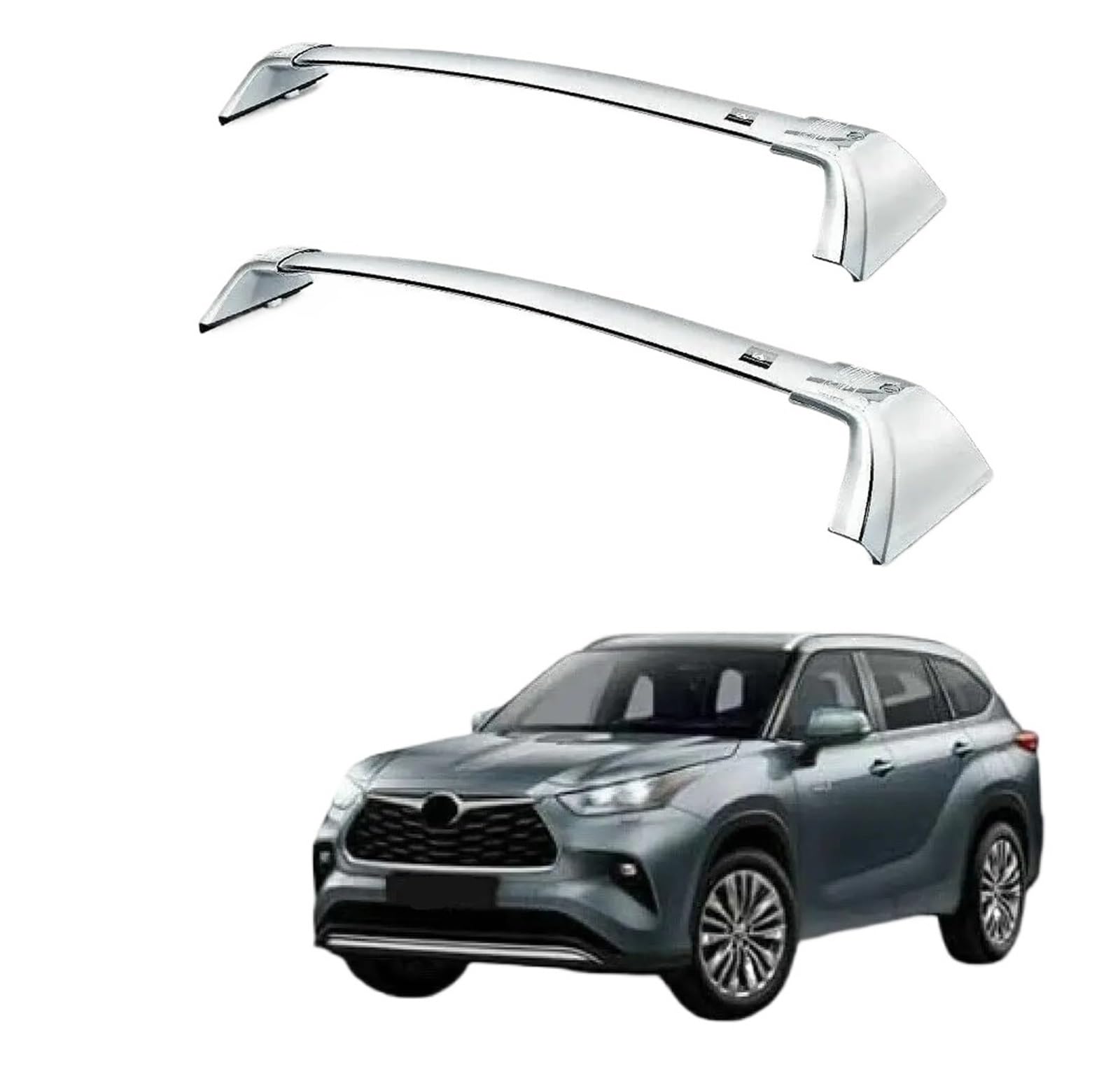 ILQNZCNM 2Pcs Schiene Rack Kreuz Bars Kompatibel for 2020 2021 2022 2023 Toyota Highlander XLE XSE Begrenzte Dach ILQNZCNM 2Pcs Schiene Rack Kreuz Bars Kompatibel for 2020 2021 2022 2023 Toyota Highlander XLE XSE Begrenzte Dach von ILQNZCNM