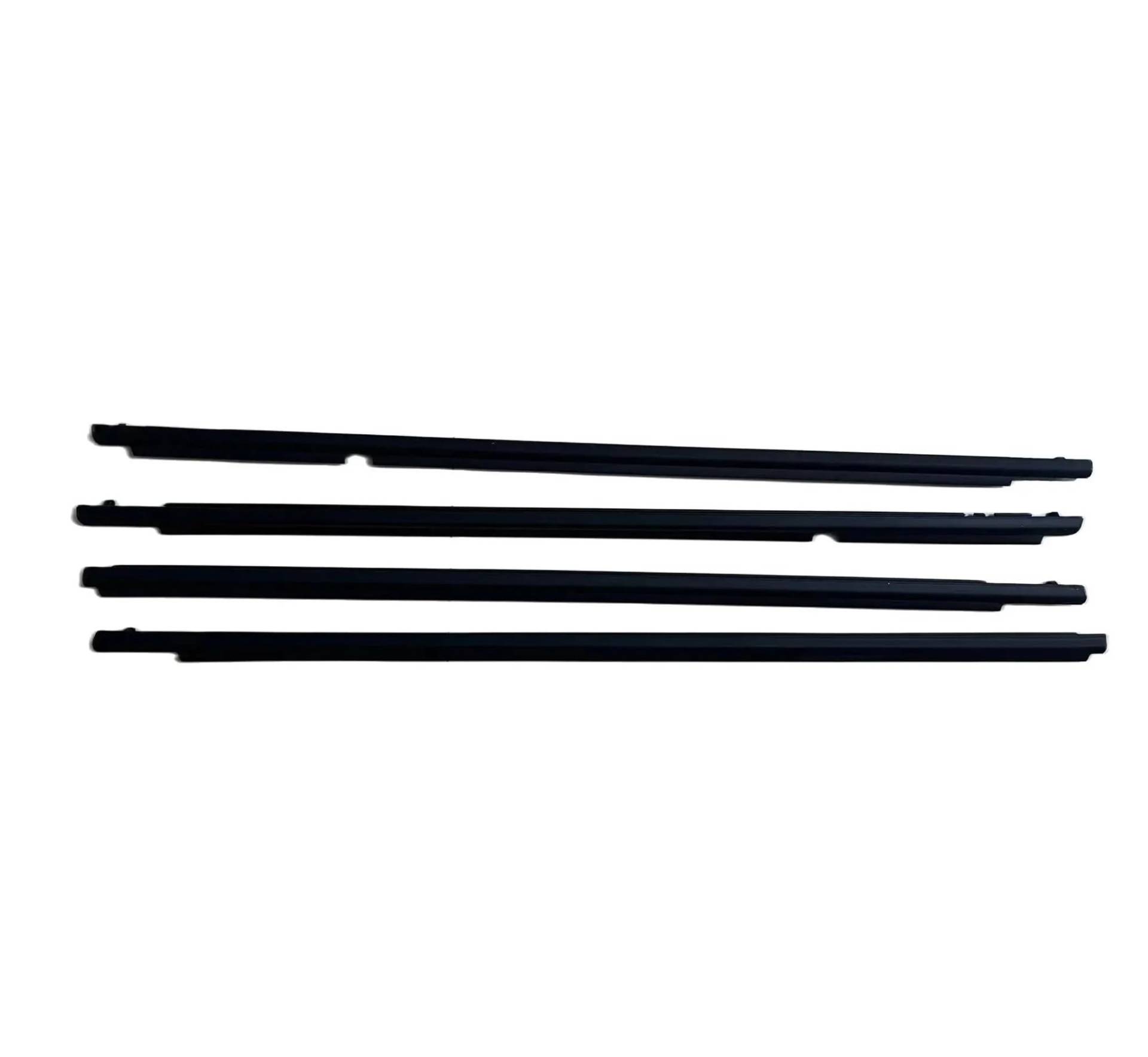 ILQNZCNM 4 Stück Autofenster-Dichtungsstreifen, vorne und hinten, Gummi-Dichtungsstreifen, kompatibel mit Toyota Corolla 2007–2014, 7573012300, 7571002210 von ILQNZCNM