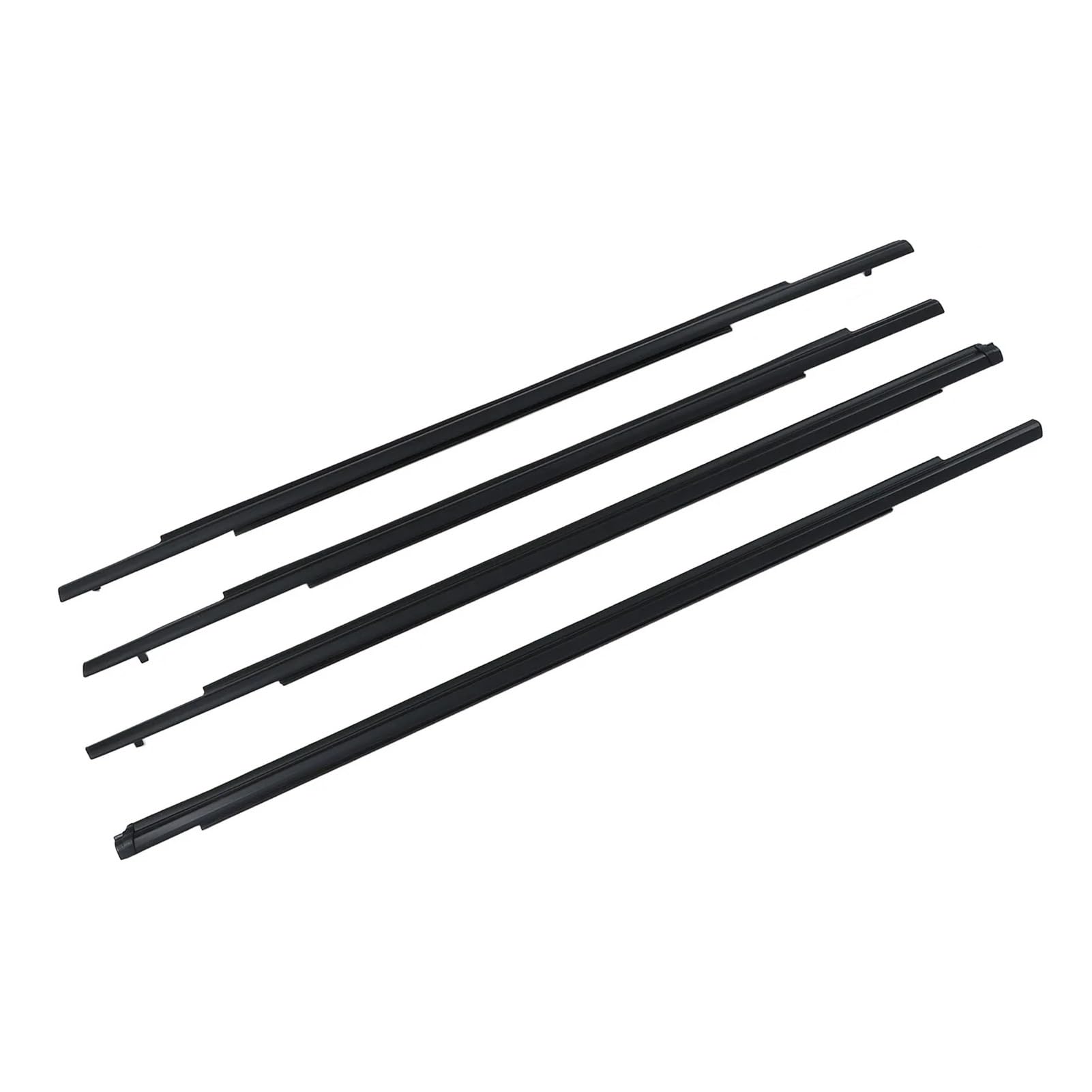 ILQNZCNM 4-teiliges Türleisten-Set for die Vorder- und Hintertür, schwarz, for Autofenster, Zierleisten, Dichtungsband aus Gummi, kompatibel mit Outlander ASX RVR ILQNZCNM 4-teiliges Türleisten-Set for die Vorder- und Hintertür, schwarz, for Autofenster, Zierleisten, Dichtungsband aus Gummi, kompatibel mit Outlander ASX RVR von ILQNZCNM