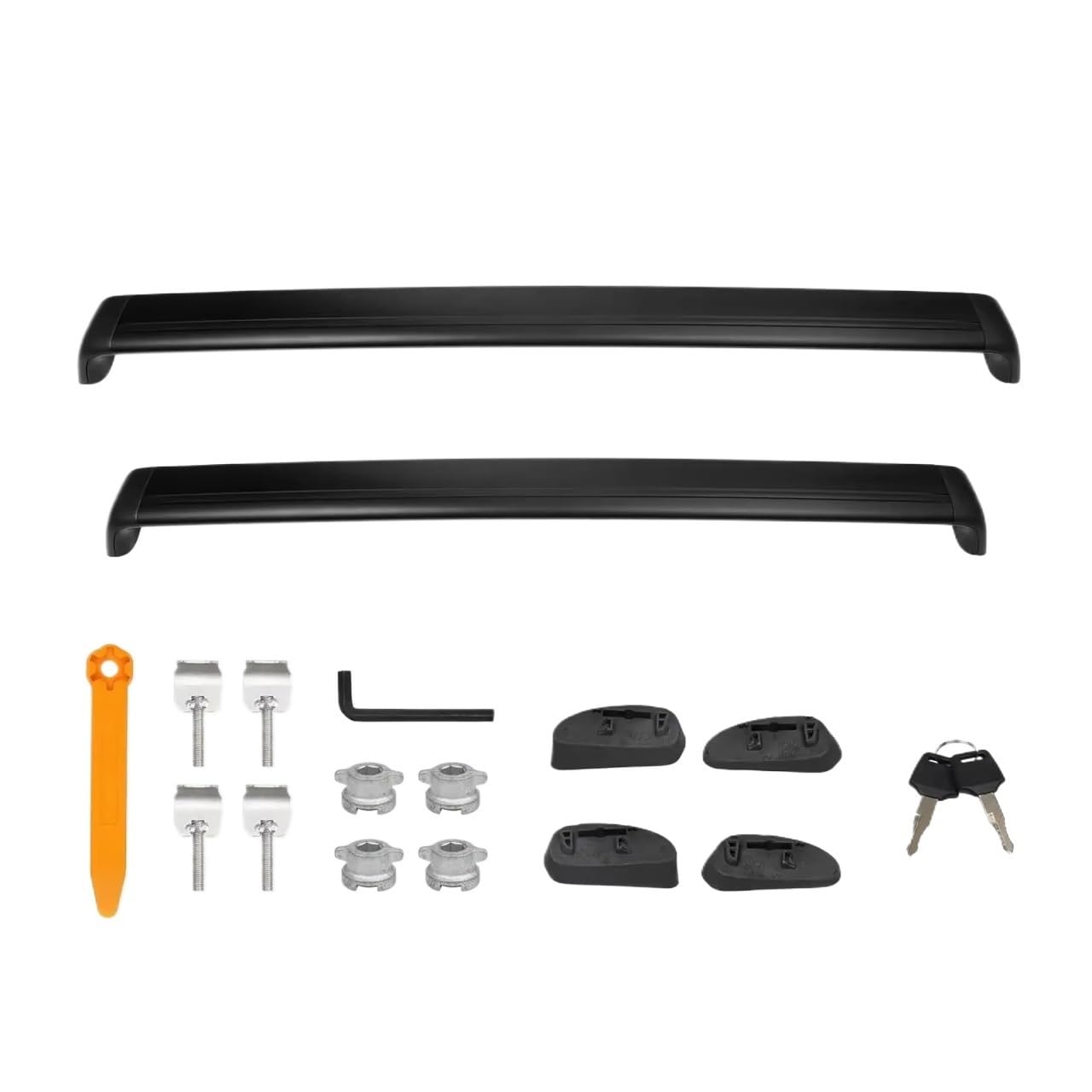 ILQNZCNM Abschließbare Dachgepäckträger-Querstangen, kompatibel mit Tesla Model Y Model 3 Highland 2017–2024, Frachtquerstange, 75 kg, Dachgepäckträger for Lastenfahrrad(M 3) von ILQNZCNM