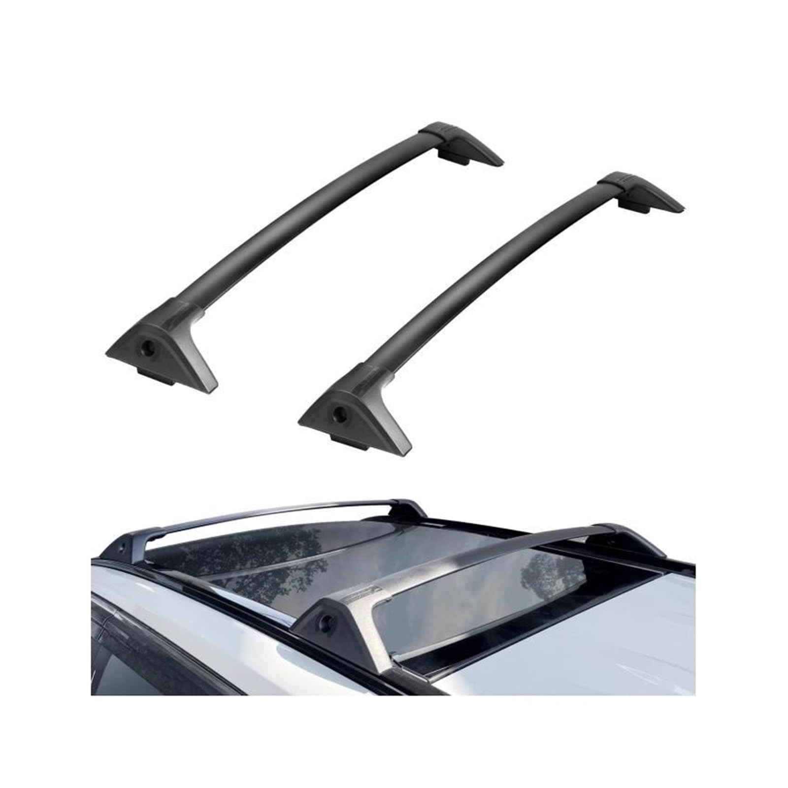 ILQNZCNM Dachgepäckträger-Querstangen kompatibel mit Toyota RAV4 2019–2023, 72,2 kg Tragkraft, rostfreie Aluminium-Querstangen mit Schlössern ILQNZCNM Dachgepäckträger-Querstangen kompatibel mit Toyota RAV4 2019–2023, 72,2 kg Tragkraft, rostfreie Aluminium-Querstangen mit Schlössern von ILQNZCNM