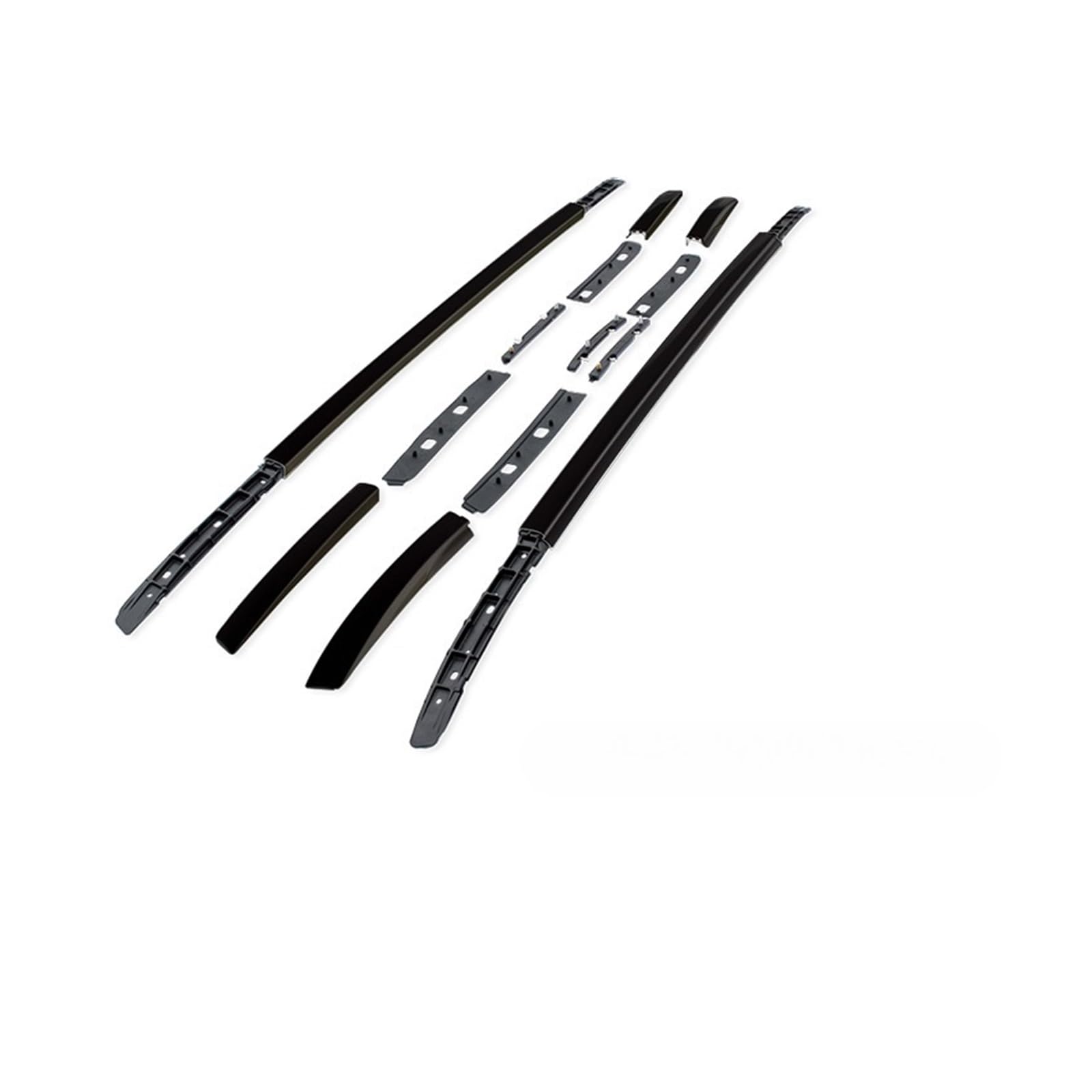 ILQNZCNM Dachträger kompatibel for Mitsubishi Outlander 2013–2021 Relingträger Gepäckträgerstangen Obere Querträger Relingkästen Aluminium Autogepäck(Black) von ILQNZCNM