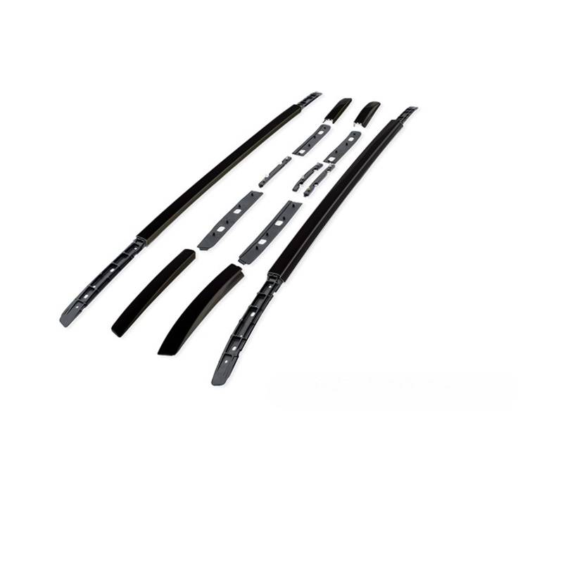 ILQNZCNM Dachträger kompatibel for Mitsubishi Outlander 2013–2021 Relingträger Gepäckträgerstangen Obere Querträger Relingkästen Aluminium Autogepäck(Black) von ILQNZCNM