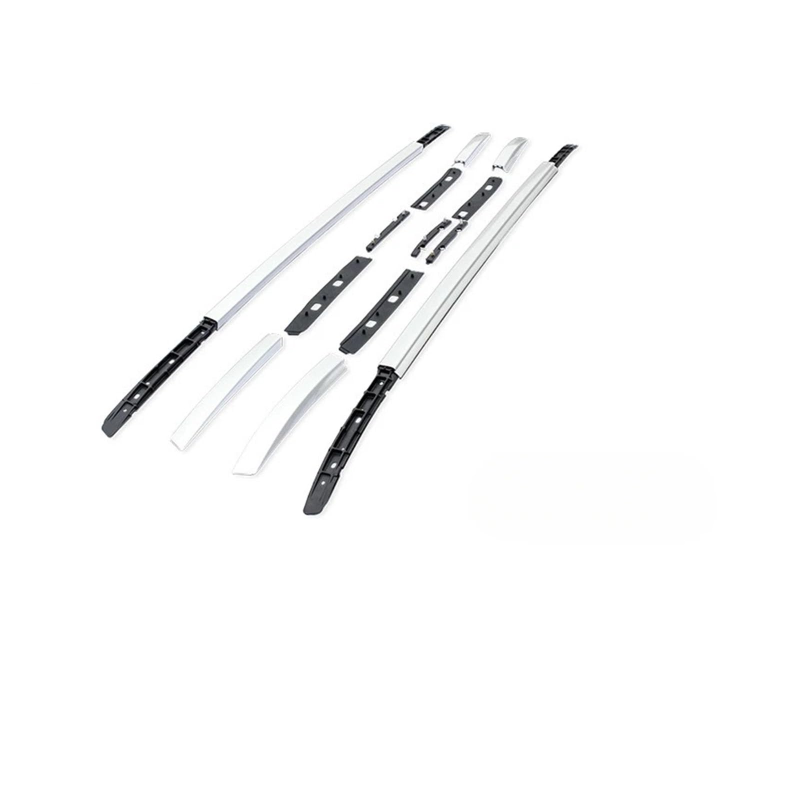 ILQNZCNM Dachträger kompatibel for Mitsubishi Outlander 2013–2021 Relingträger Gepäckträgerstangen Obere Querträger Relingkästen Aluminium Autogepäck(Silver) von ILQNZCNM