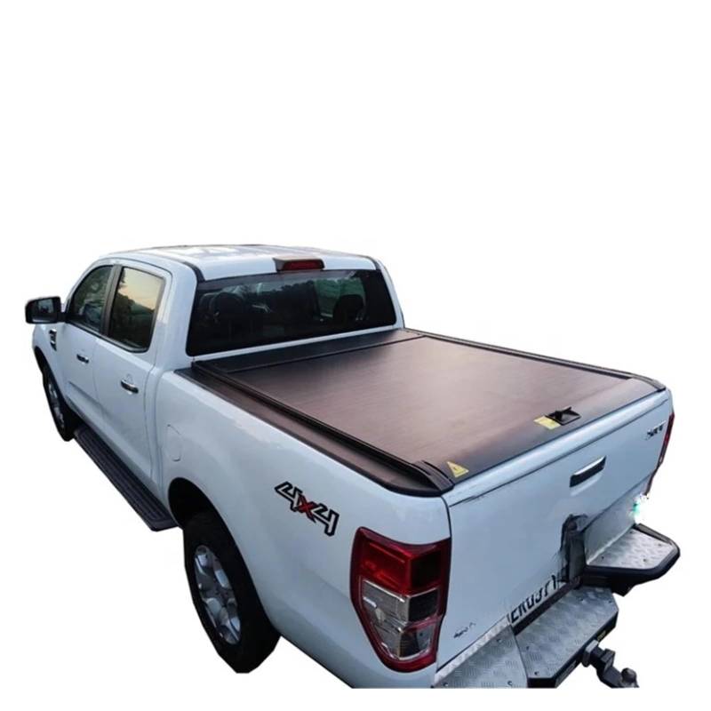 ILQNZCNM Einziehbare Hart-Ladeflächenabdeckungen for LKWs, 4X4-Pickup, Rolldeckel-Rollladenabdeckung, kompatibel mit Ranger Next Gen Tonneau XLT von ILQNZCNM