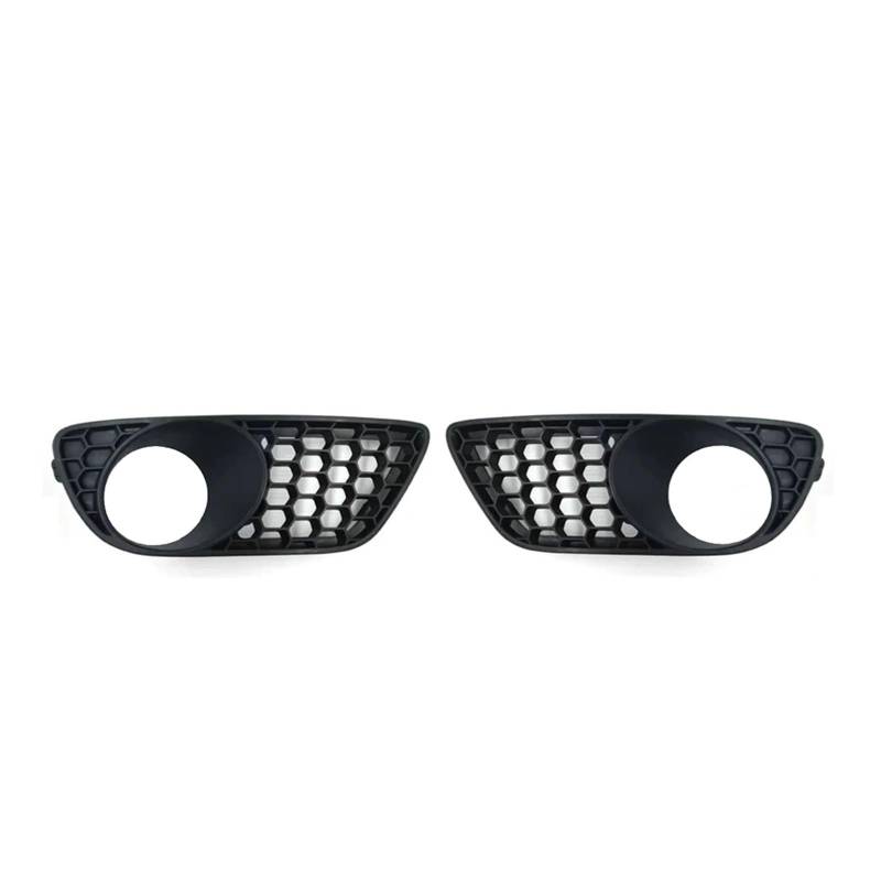 ILQNZCNM Front Stoßstange Nebel Licht Abdeckung Kühlergrill Grill Kompatibel for VW Touareg RL 2007 2008 2009 2010 7L9853663A9B9 7L9853664A9B9(1 Left and 1 Right) von ILQNZCNM