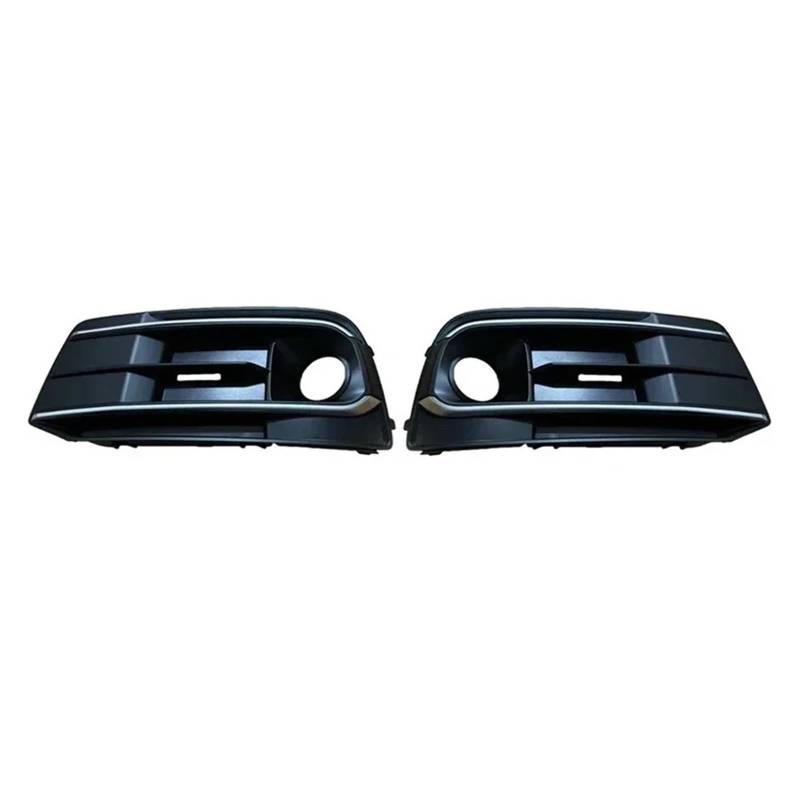 ILQNZCNM Frontstoßstange Nebelscheinwerfer Kühlergrill Abdeckung mit Acc Loch Kompatibel for Q5 2018 2019 2020 80A807679F 80A807680F Auto Links oder Rechts(One Pair) von ILQNZCNM