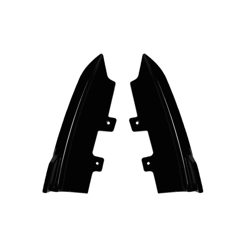 ILQNZCNM Heckspoiler-Seitenspoiler-Entlüftungsabdeckung for die Heckstoßstange, kompatibel mit BMW 2er F22 F23 M Sport 2015–2019, Karbonfaser-Optik/schwarz glänzend, unterer Splitter(Glossy Black) von ILQNZCNM